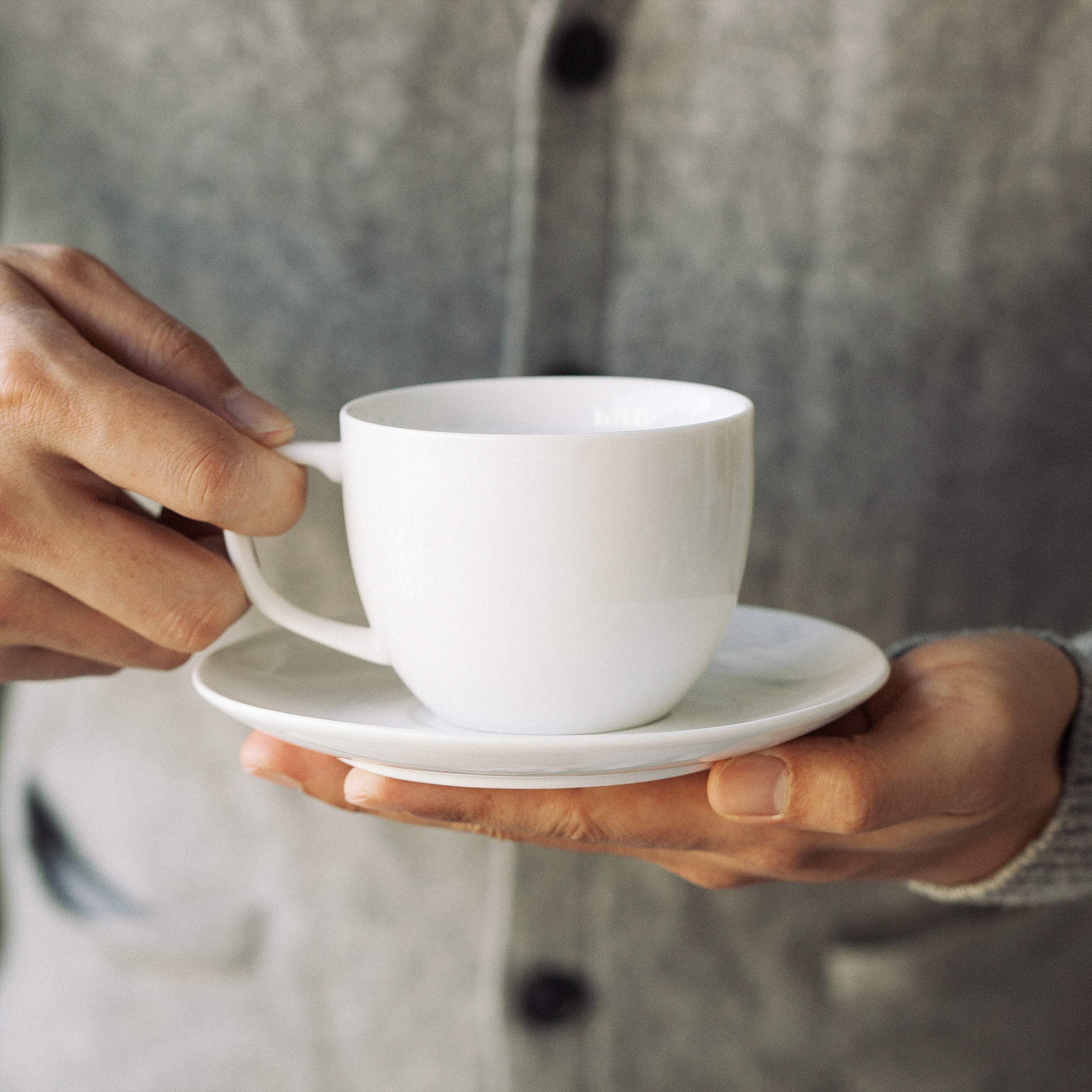 Btat- Tea Cups, Tea Cups And Saucers Set Of 6, 7Oz, Porcelain Tea Set, Cappuccino Cups, Latte Cups, Tea Set For Adults, Porcelai