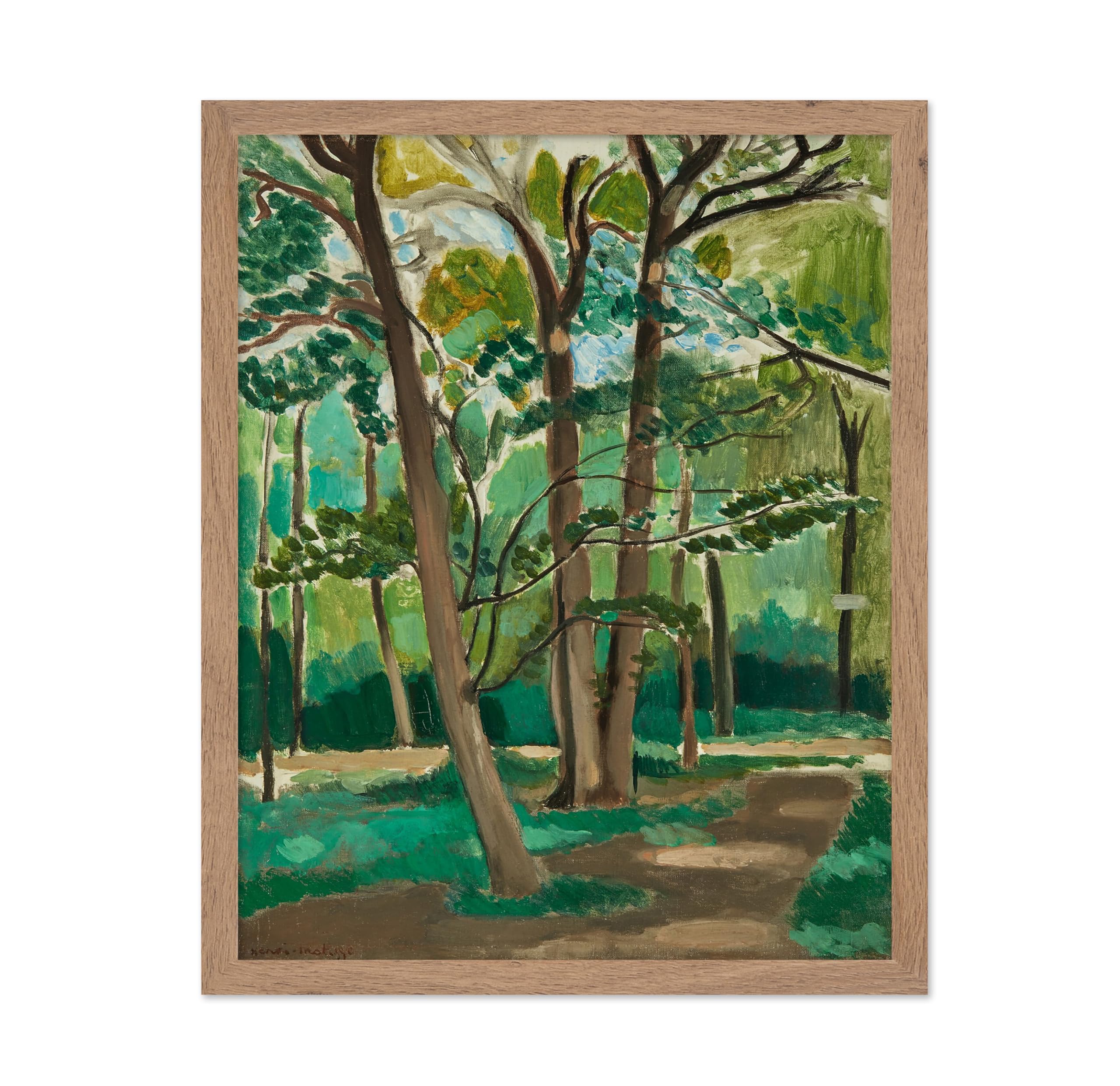 Poster Master Vintage Henri Matisse Poster - Retro Impressionism Print - Gift for Artist, Housewarming - Forest, Tree and Path -
