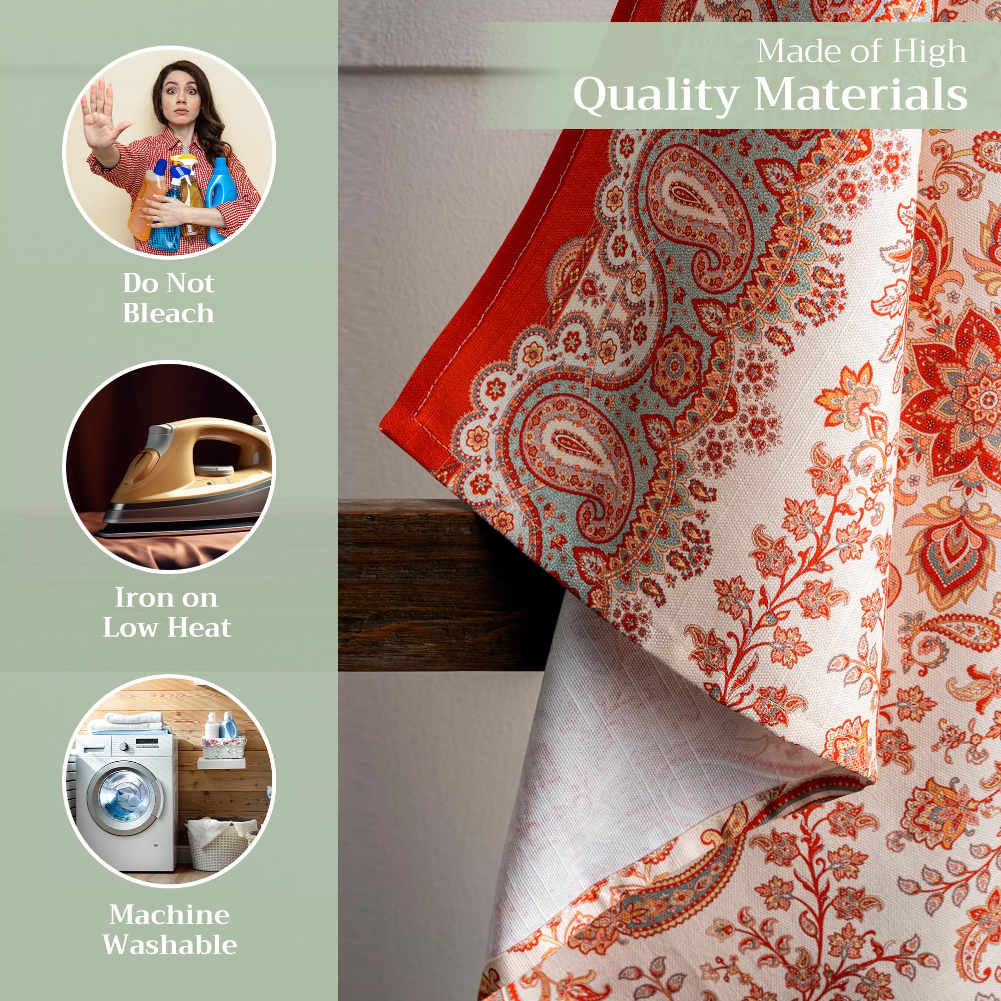 Maison D' Hermine Kitchen Towel 100% Cotton Quick Dry Cleaning Dishtowel For Gifts, Dining, Home, Wedding, Banquet, Buffet, Cach