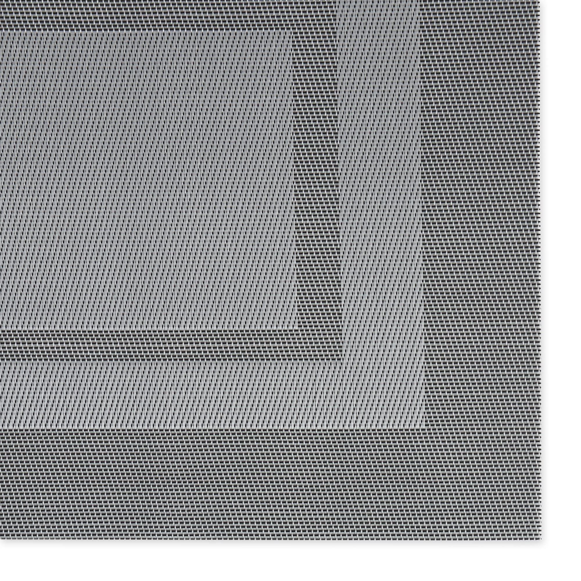 DII Gray Pvc Doubleframe Placemat (Set of 6)