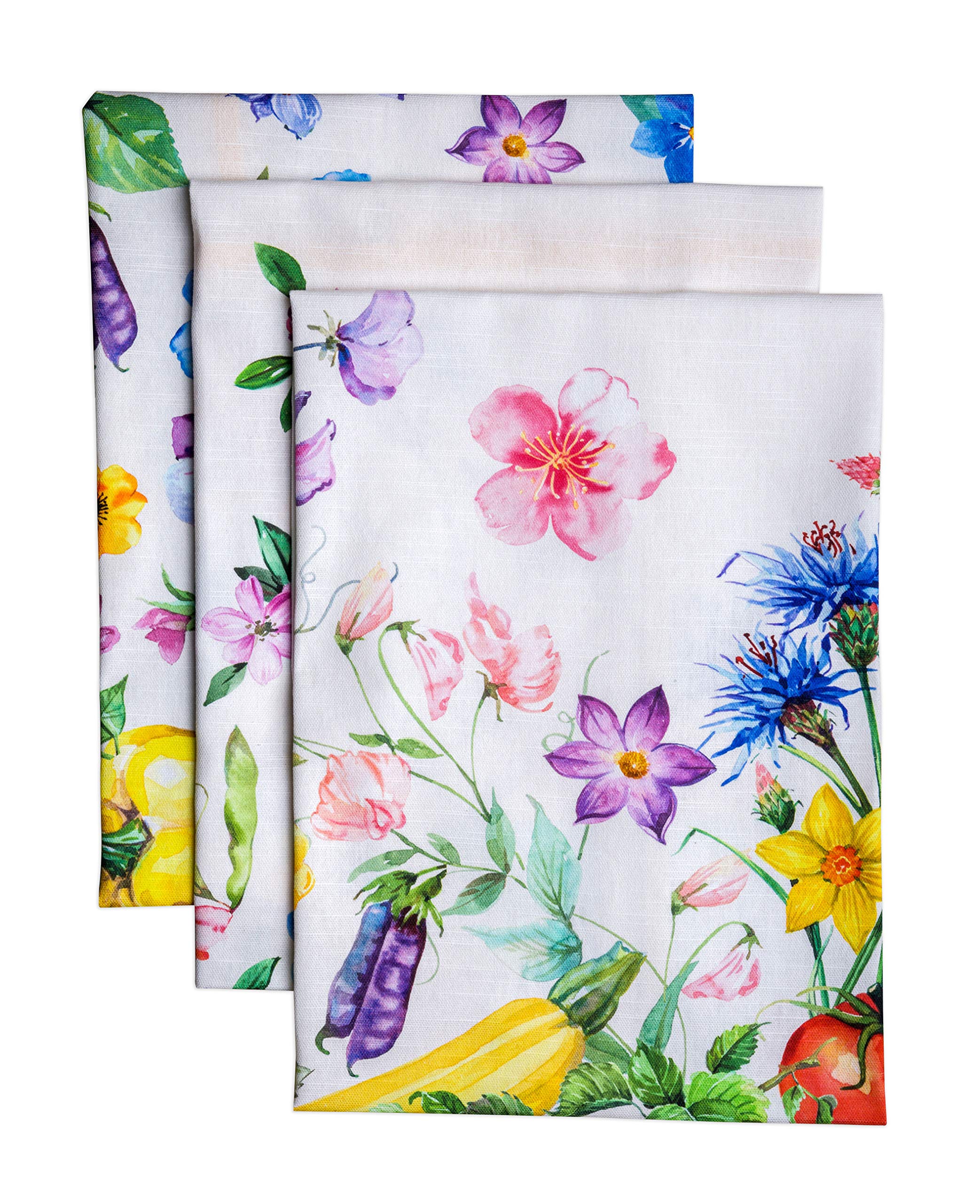 Maison D Hermine Dish Cloth 100% Cotton Kitchen Towel Multi-Purpose Bar Towels For Gifts, Home, Wedding, Restaurant, Buffet Part