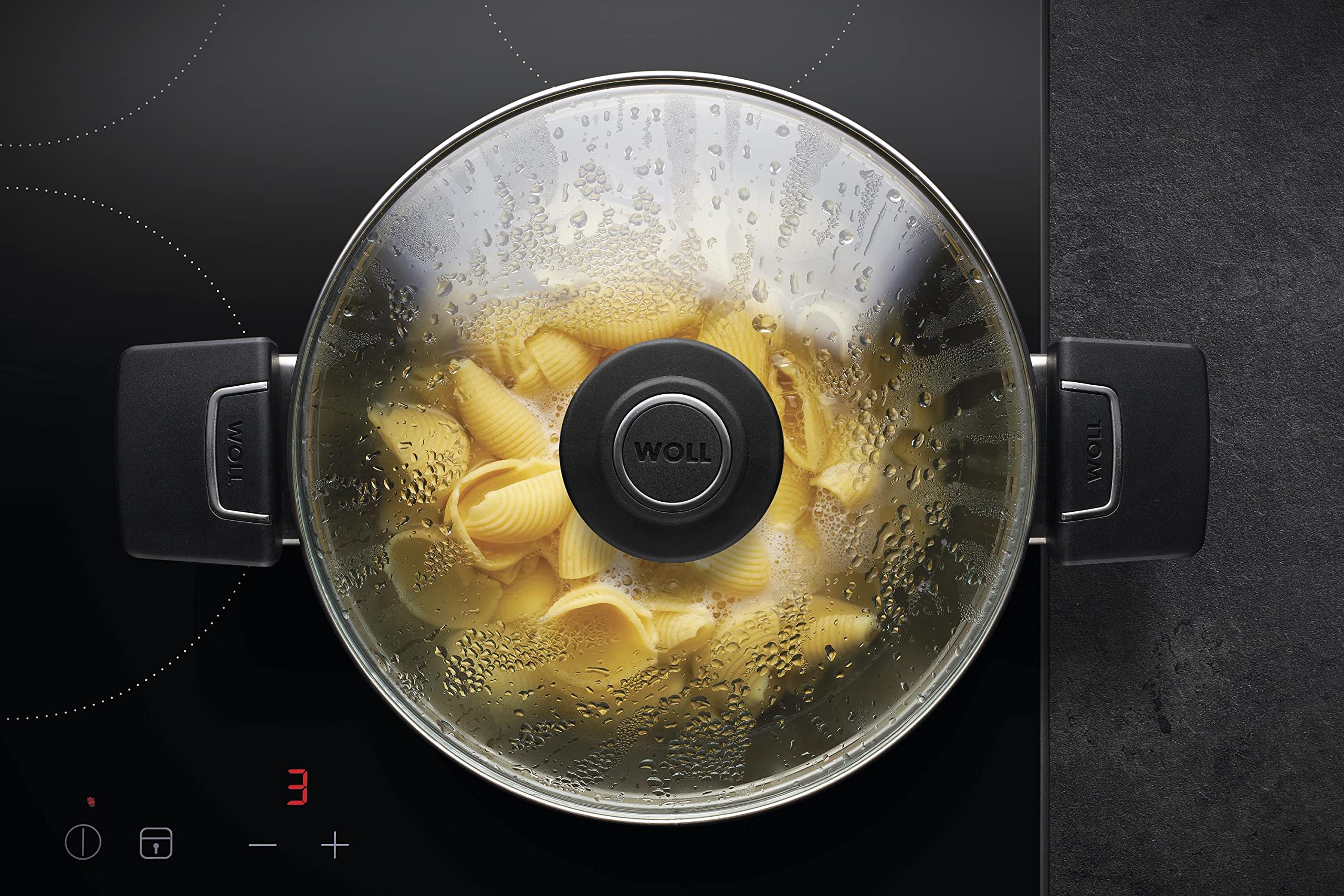 Woll Diamond Gusstopf 124Dpil Lite Induction With 2 Side Handles And Glass Lid 24 Cm Diameter In Box / 13.5 Cm High, 5 Litres