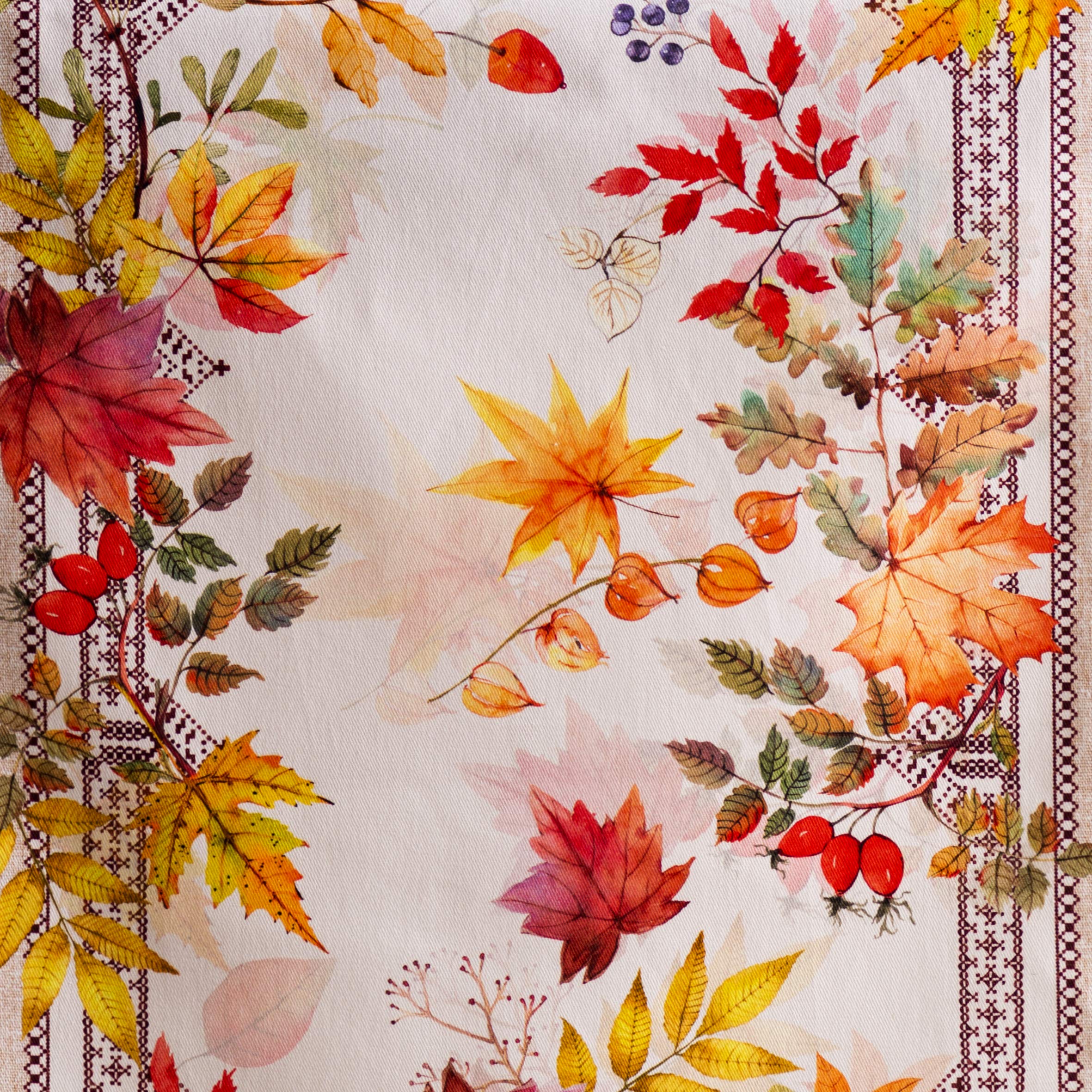 Maison D' Hermine Tablerunner 100% Cotton Table Runner Decorative Table Covers, Dining, Home, Banquet, Buffet, Amarante (Single