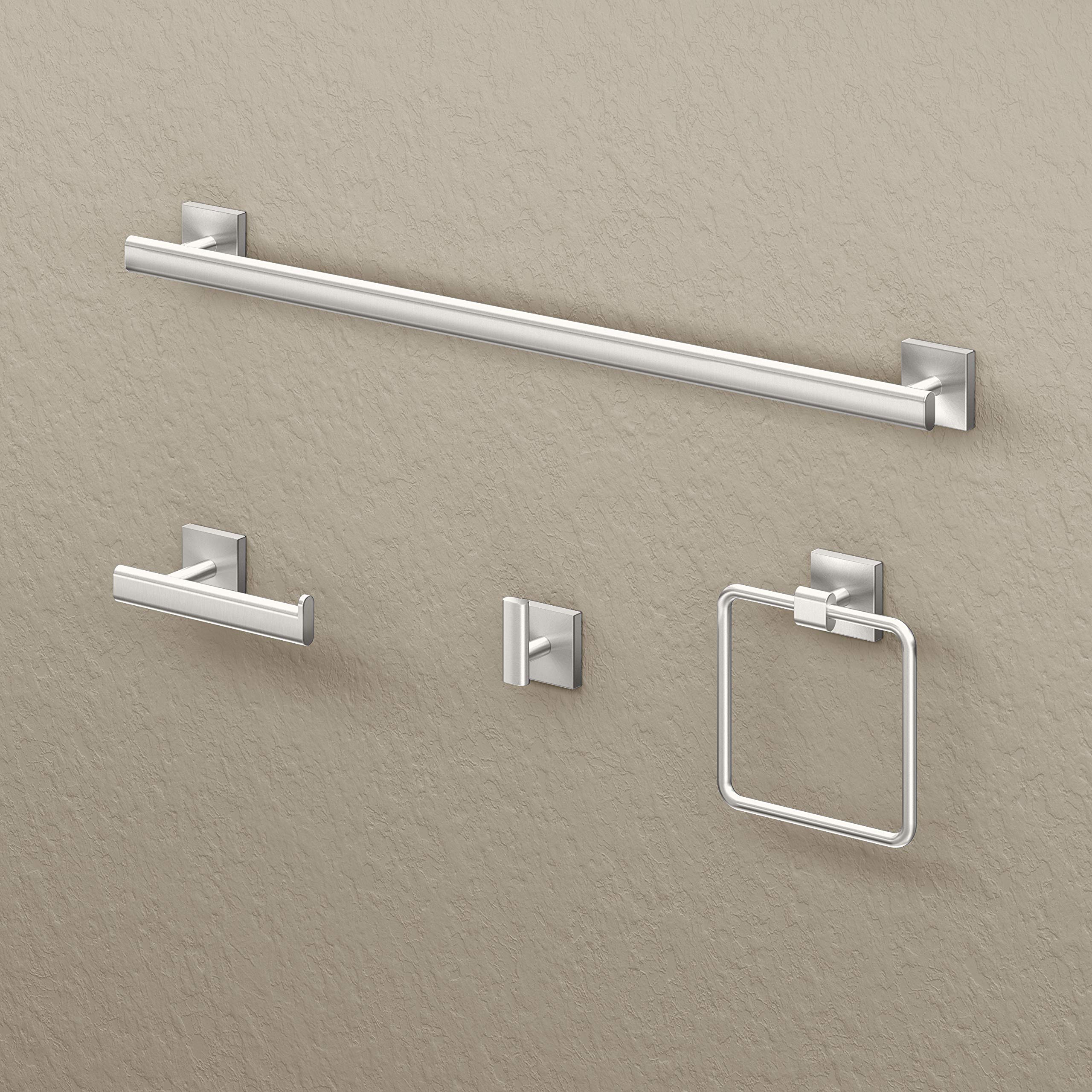 Gatco 4073 Elevate Euro Tissue Holder  Satin Nickel