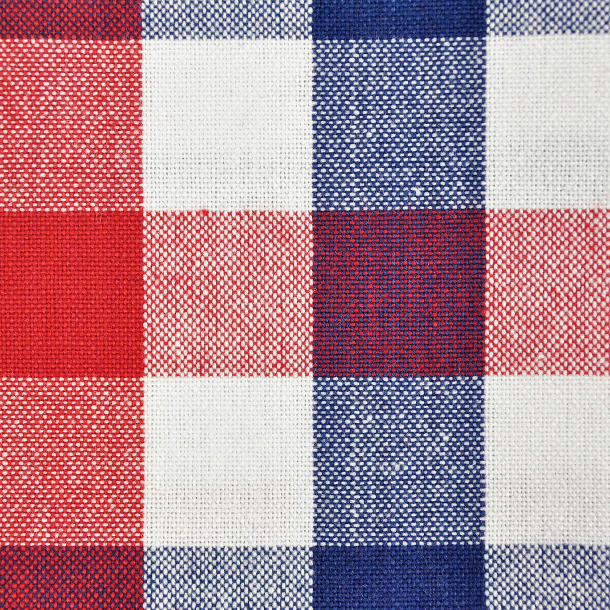 Dii 4Th Of July Tabletop Collection, Tablecloth, 60X84, Red, White & Blue Check