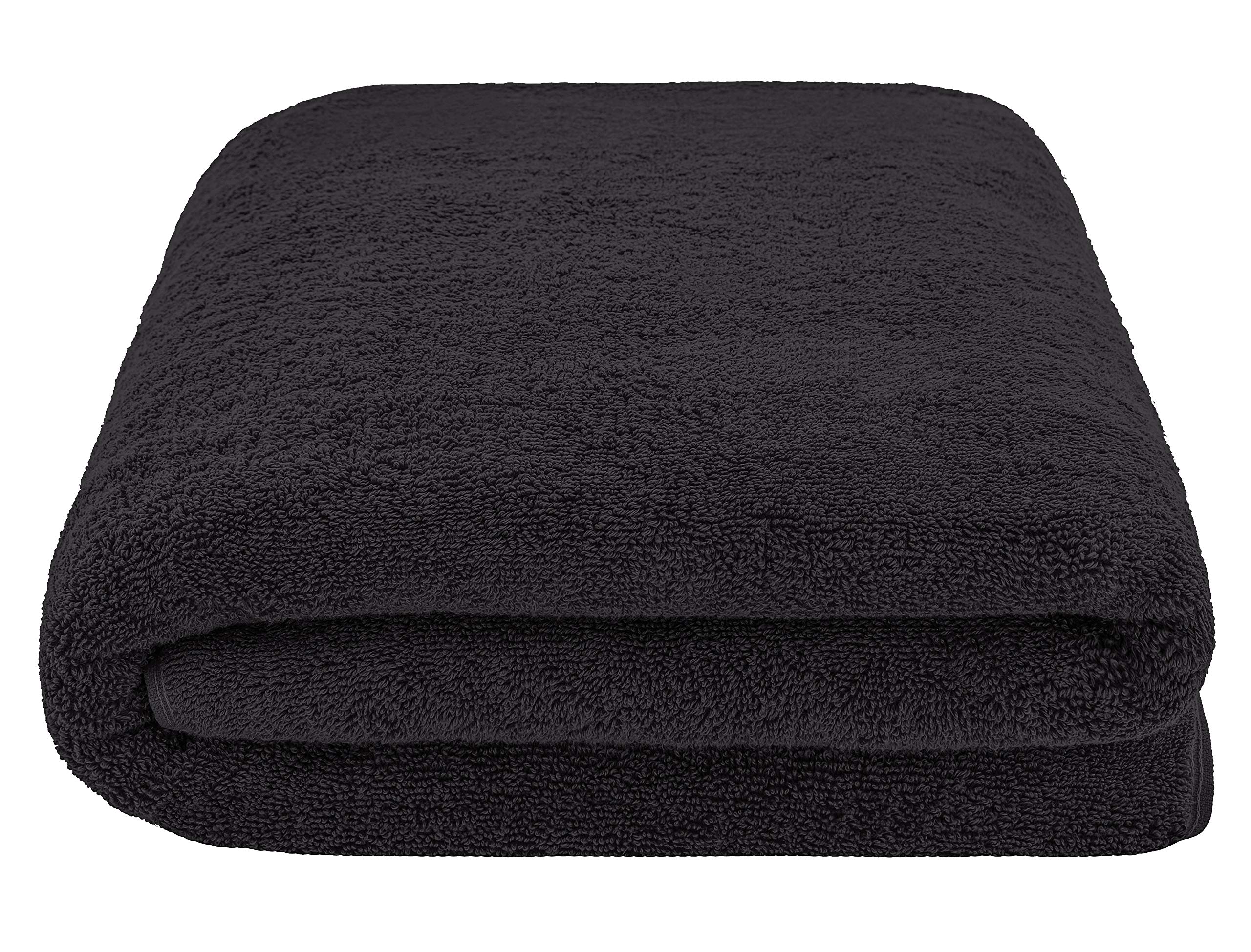 American Soft Linen Oversized Bath Sheet 40x80  Jumbo Large Bath Towels for Bathroom  100% Ringspun Cotton Bath Sheet for Adults  Bath Sheets Towels  Black Bath Sheet