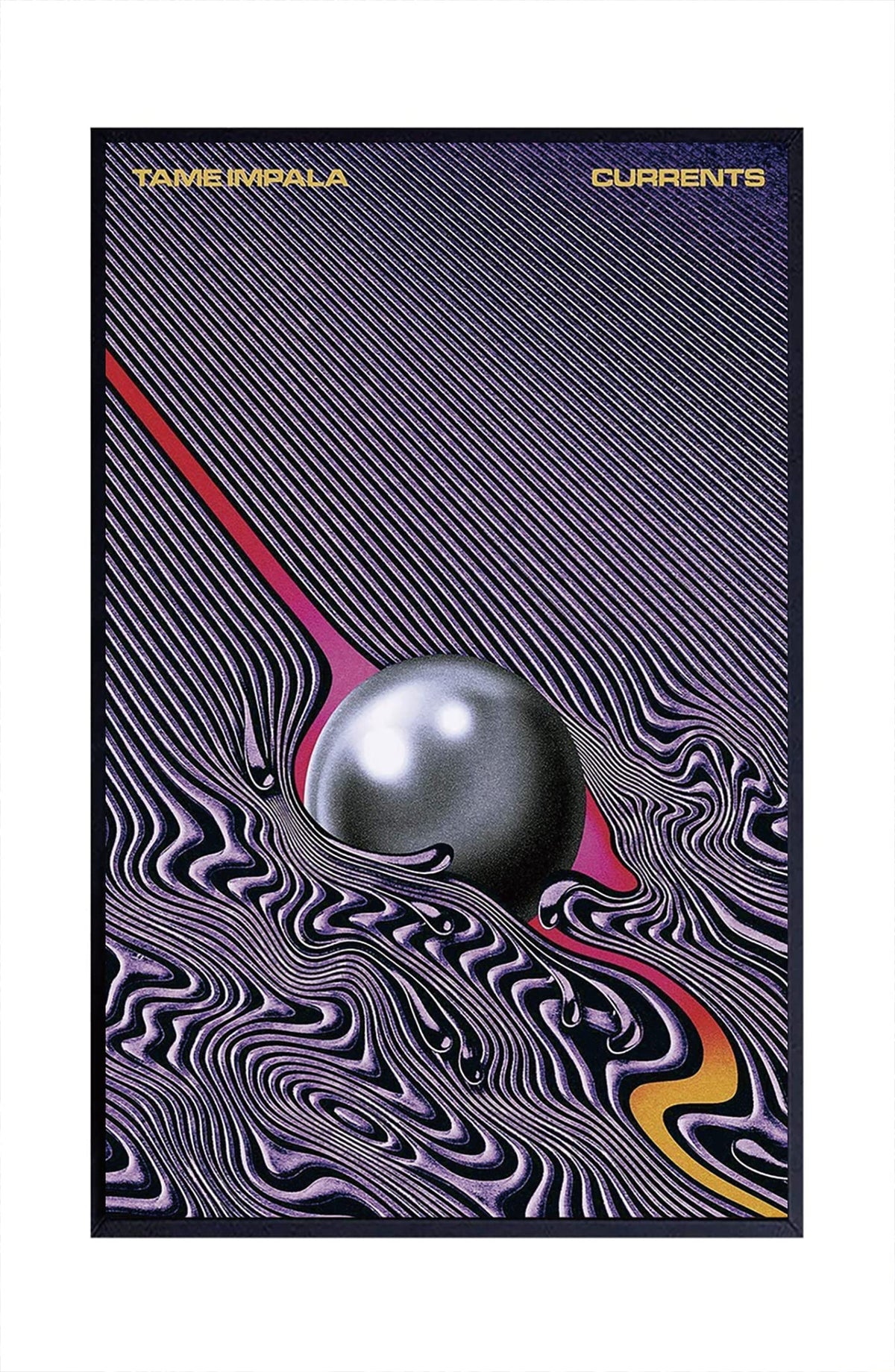 Xihoo Tame Impala Currents - Music Album Cover Poster For Room 12X18 Inches(30Cm X 46Cm) Psychedelic Rock Frameless Gift-Lt-007