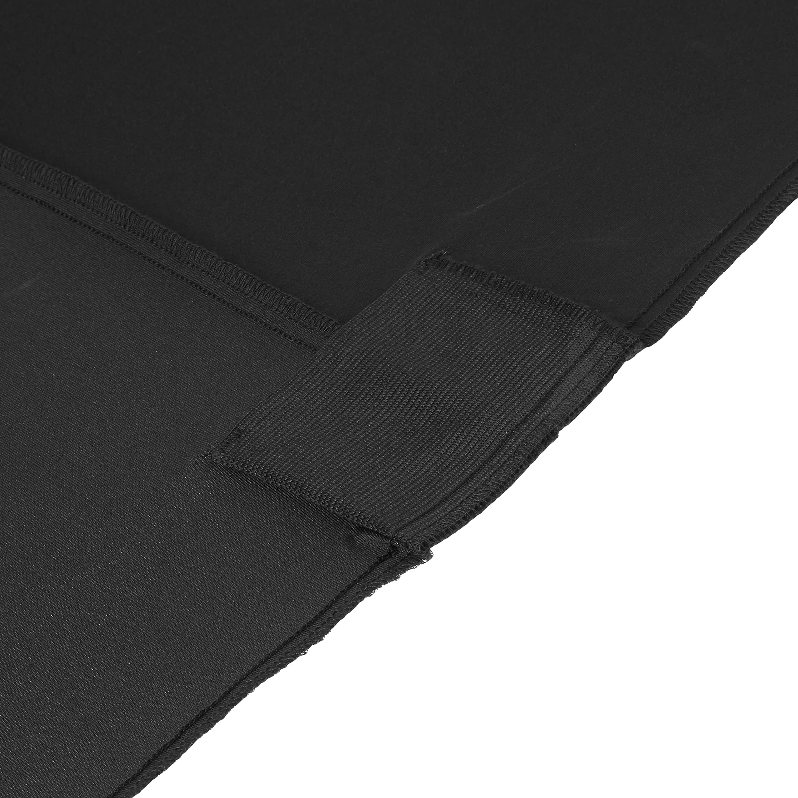 LA Linen Rectangular Open Back Spandex Tablecloth  72 by 30 by 30-Inch  Black