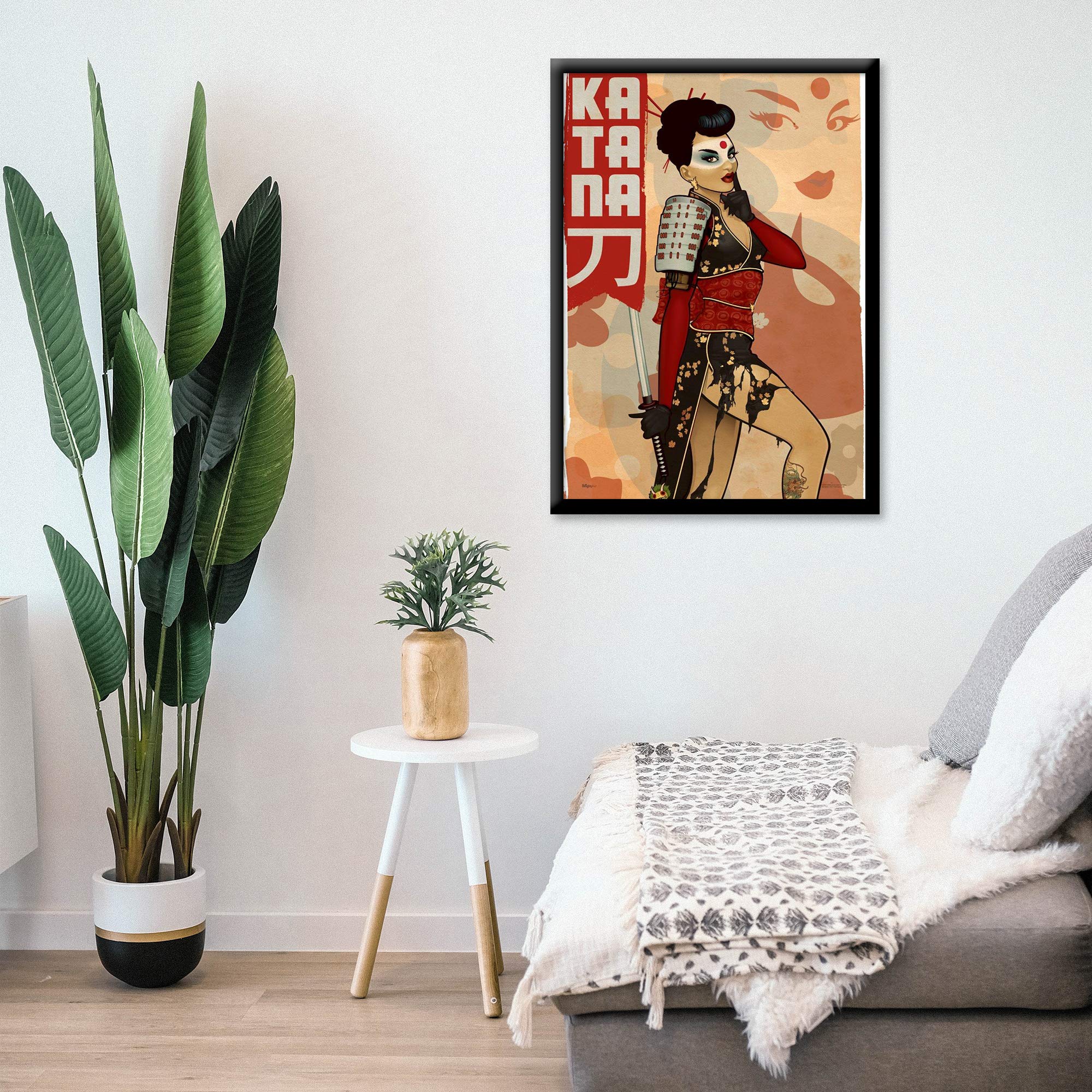 Mightyprint Dc Comics - Bombshell Katana - Justice League - Durable 17    X 24 Wall Art - Not Made Of Paper - Officially License