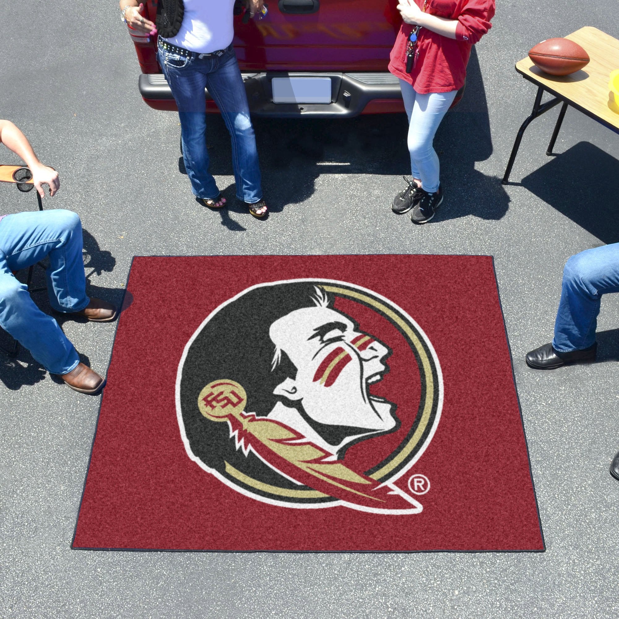 Fanmats NCAA Novelty Starter Mat Size: 5 x 6, NCAA Team: Florida State - Seminole