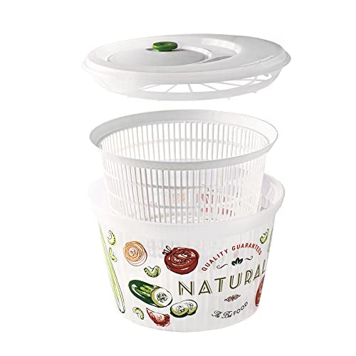 Snips Ulaop Salatschleuder, 4 Lt, Multi-Color