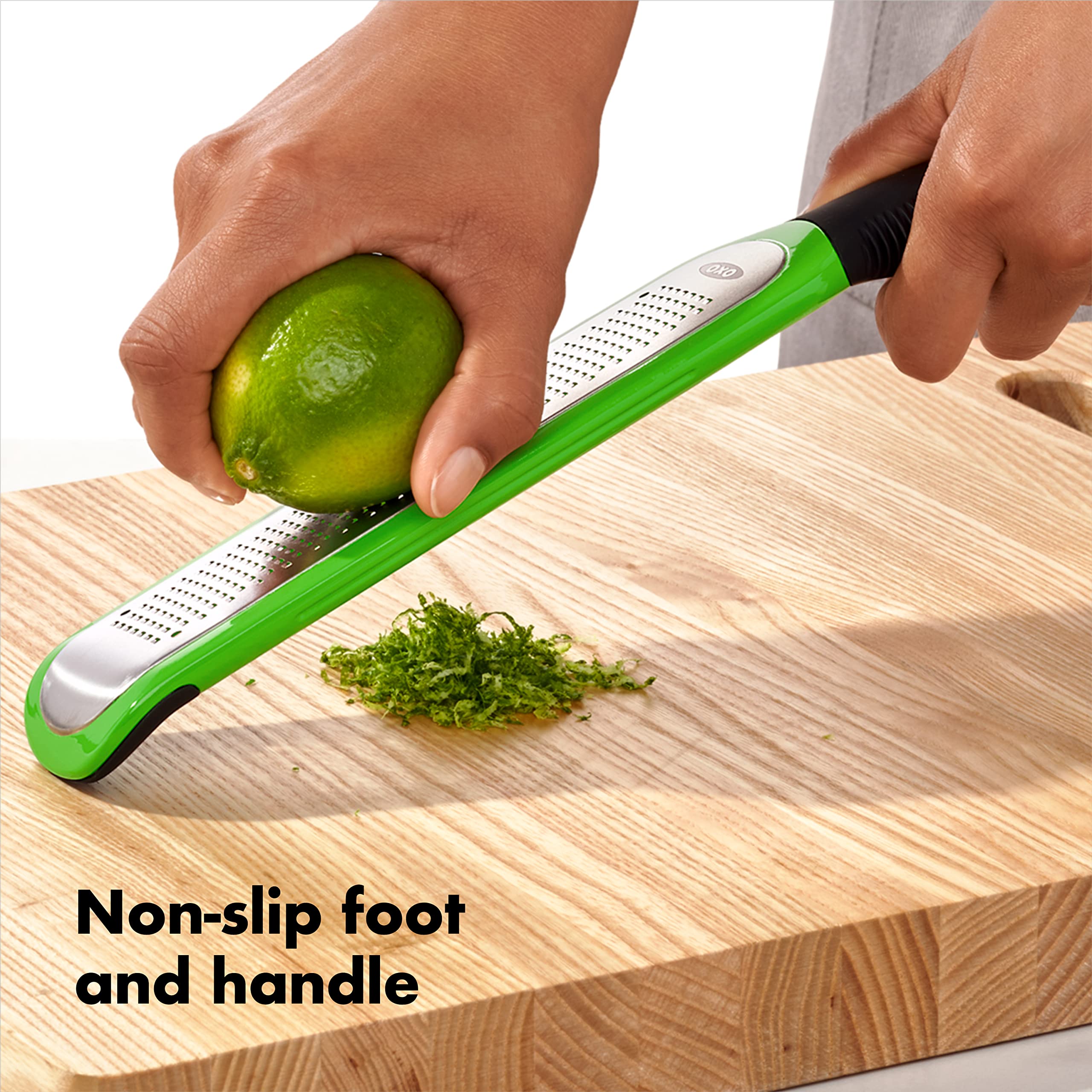 Oxo Good Grips Etched Zester And Grater Green