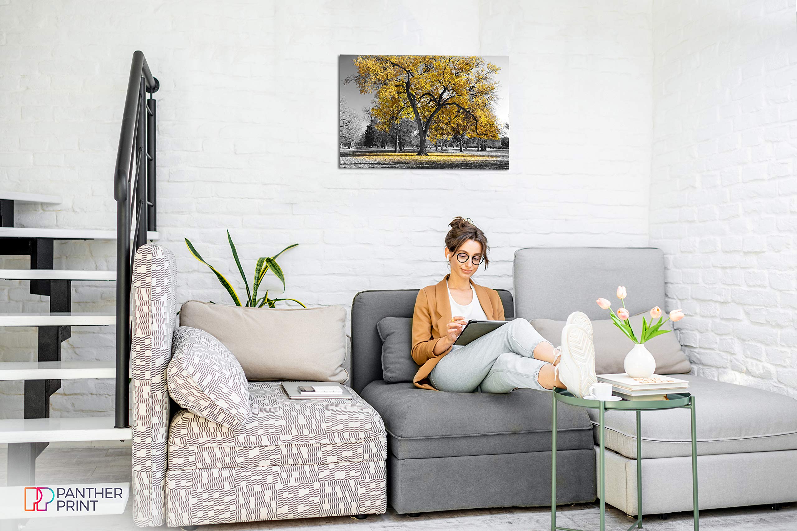 Panther Print, Large Canvas Wall Art, Beautiful Living Room And Bedroom Framed Art, Quality Picture Prints For Walls, Nature Des