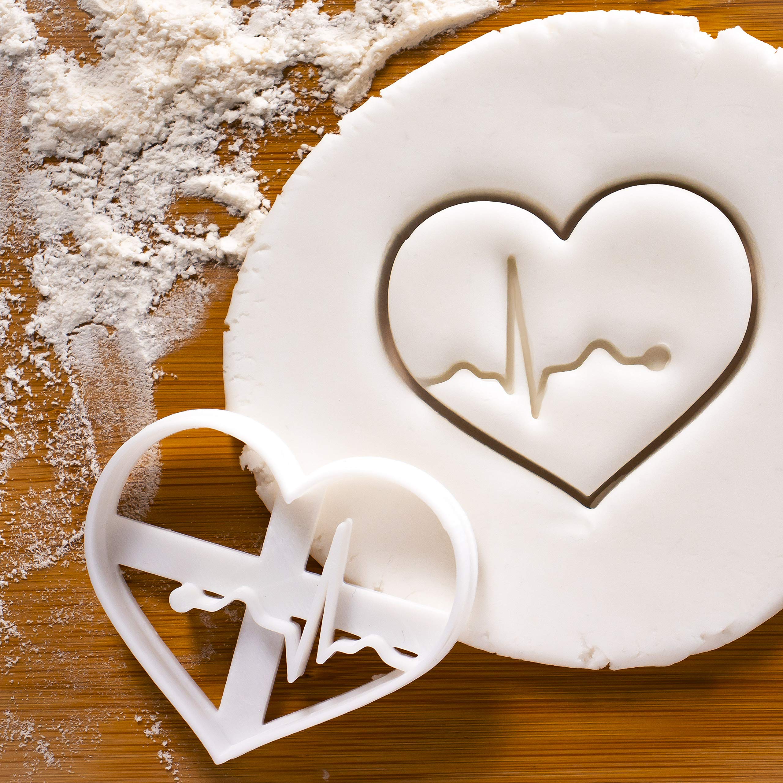 Ecg Small Size Cookie Cutter, 1 Piece - Bakerlogy