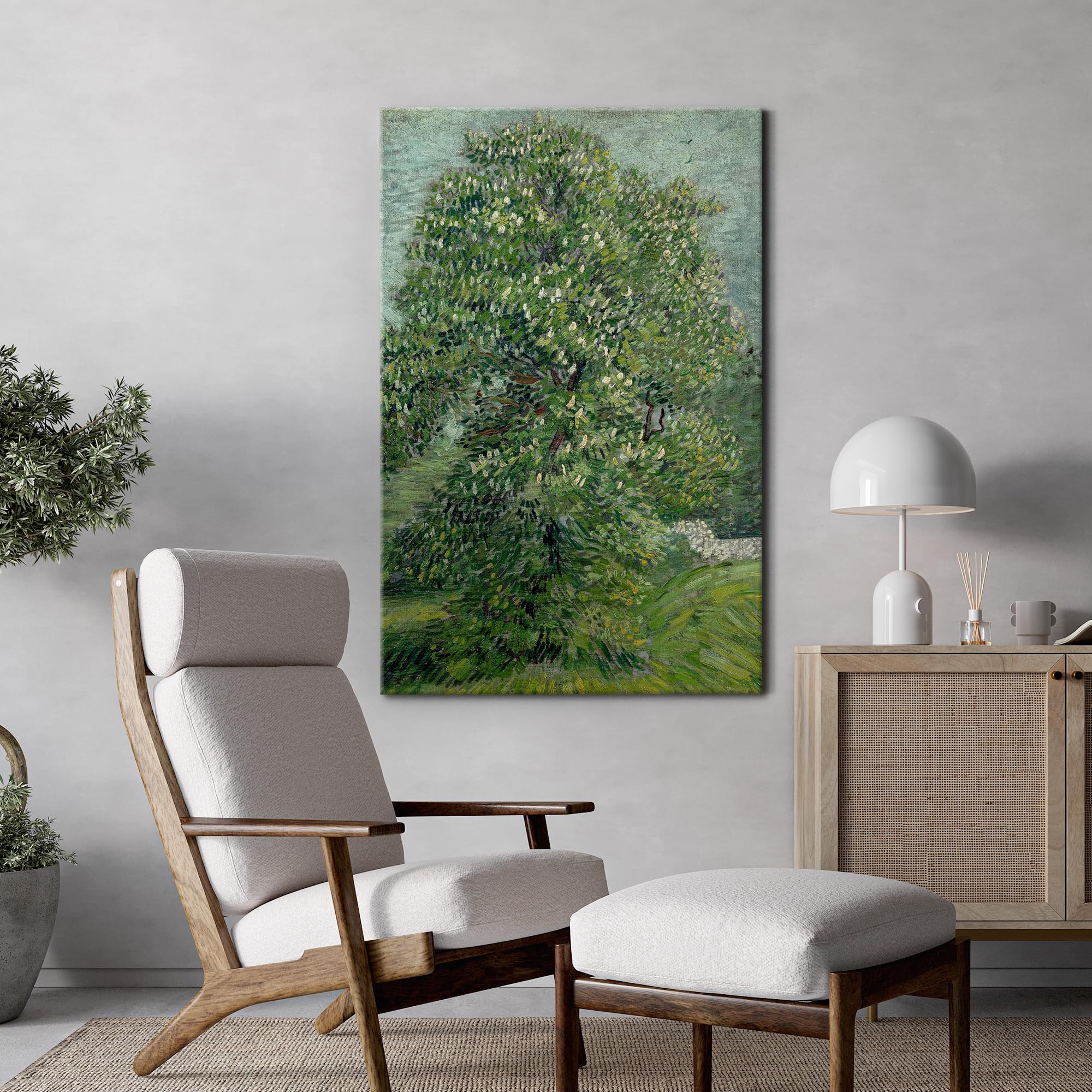 Wall26 Canvas Print Wall Art Horse Chestnut Tree In Blossom By Vincent Van Gogh Nature Wilderness Illustrations Decorative Flora