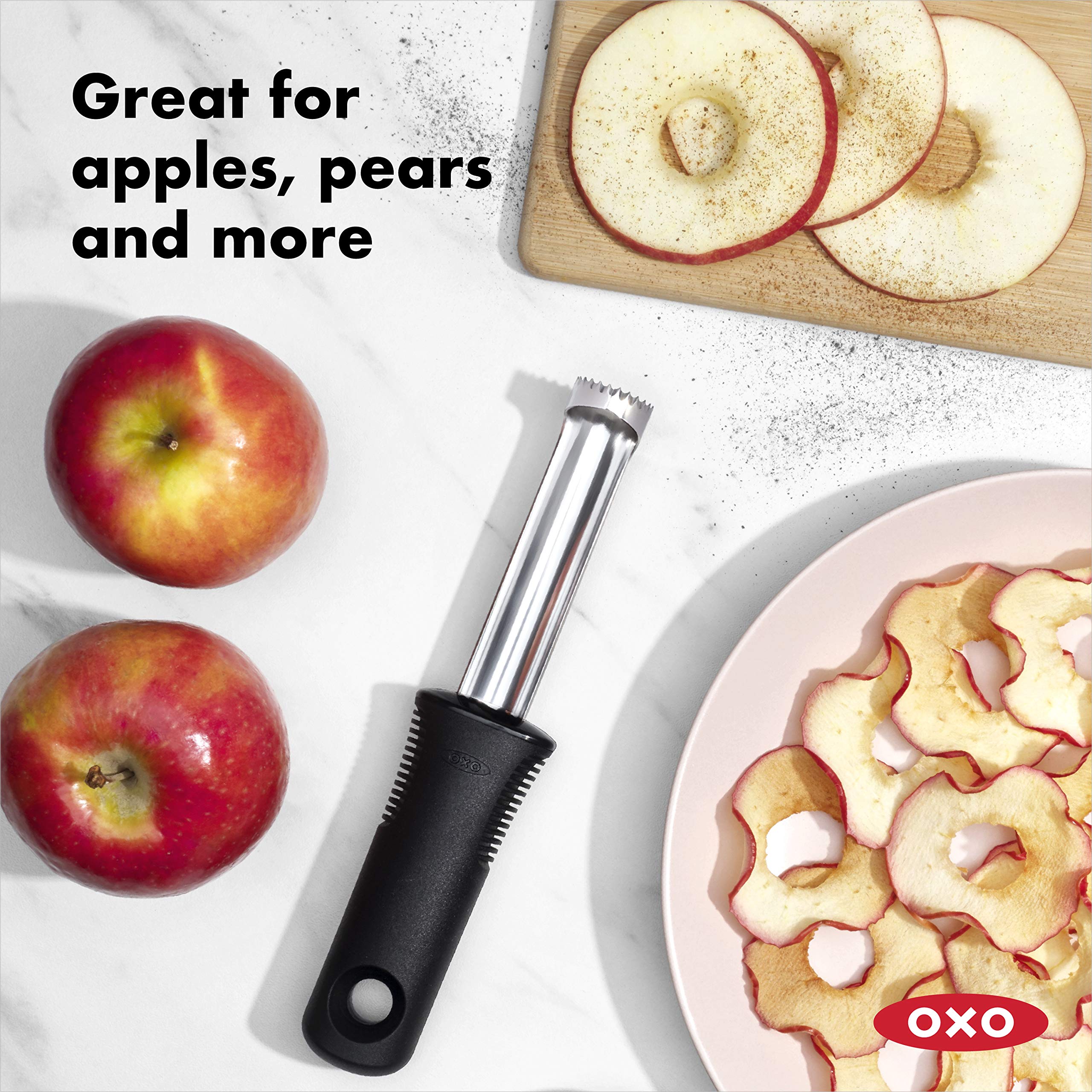 Oxo Good Grips Apple Corer,1 Ea, Silver/Black