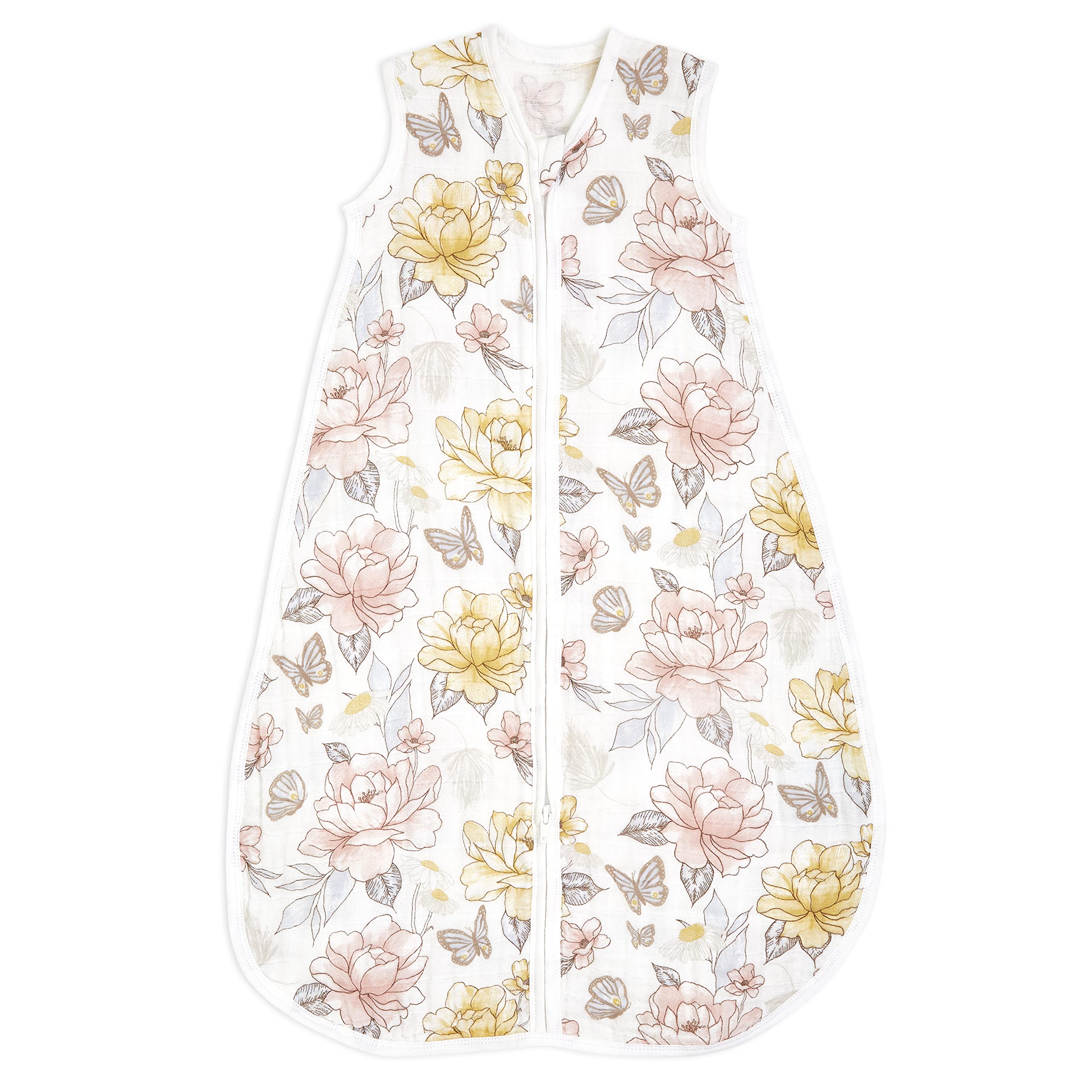 Aden  Anais Baby Sleeping Bag, 100 Organic Cotton Muslin, Wearable Swaddle Blanket For Girls  Boys, Breathable  Lightweight, Tog