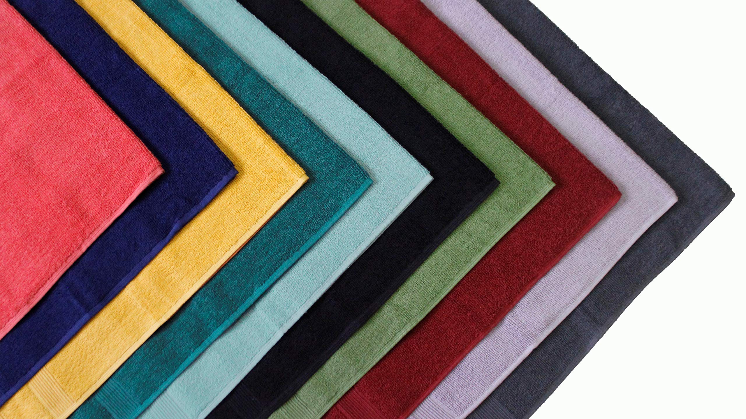 Elvana Home 4 Pack Bath Towel Set 27X54, 100% Ring Spun Cotton, Ultra Soft Highly Absorbent Machine Washable Hotel Spa Quality B