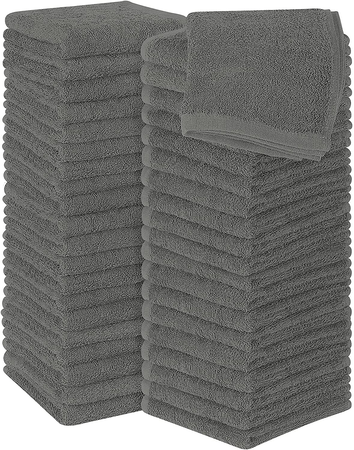 Simpli-Magic Towels, 12   X12    Washcloths, Gray 24 Count