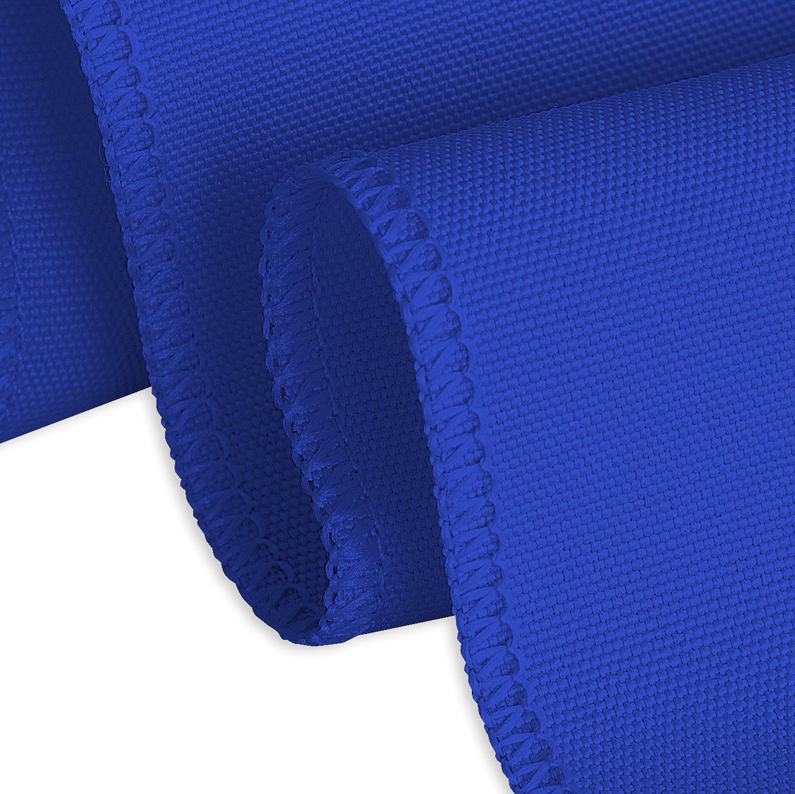 LinenTablecloth 108-Inch Round Polyester Tablecloth Royal Blue