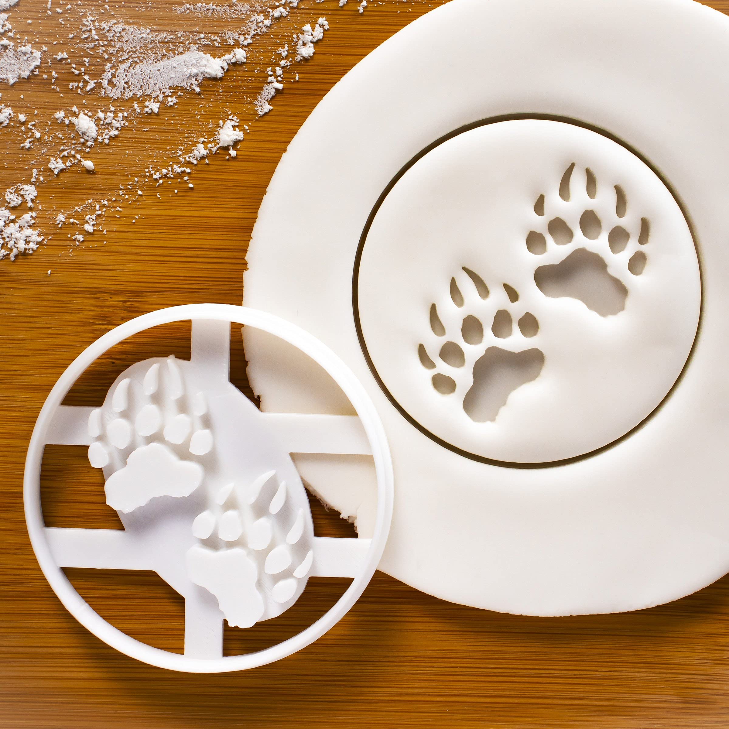 Bear Paw Prints Cookie Cutter, 1 Piece - Bakerlogy