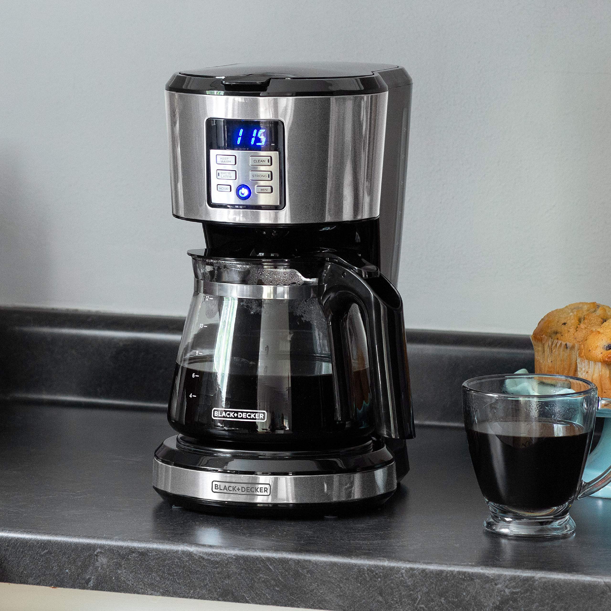 12-Cup* Coffeemaker, Programmable, Exclusive Vortextm Technology, Cm1331S-1