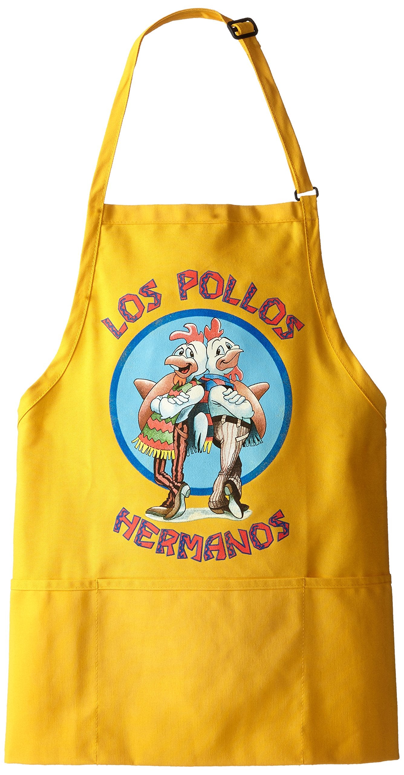 Breaking Bad Mens Los Pollos Hermanos Apron, Yellow, One Size