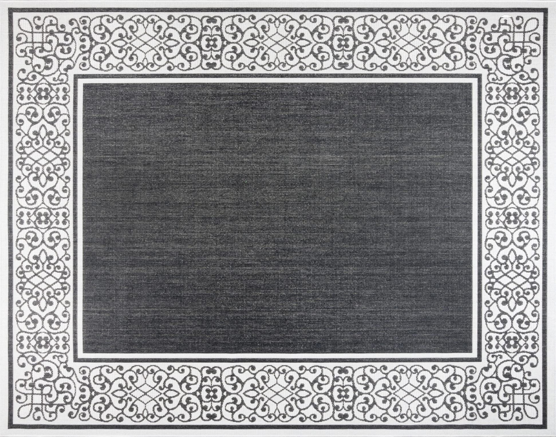 Gertmenian Indoor Outdoor Classic Flatweave Area Rug, Stain & UV Resistant Carpet, Deck, Patio, Poolside & Mudroom, 6x9 Ft Mediu