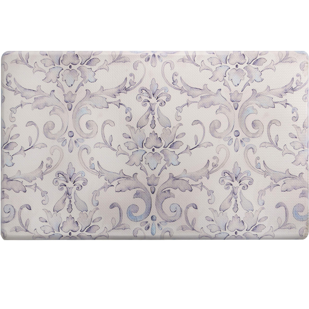 Sohome Cozy Living Anti Fatigue Mat Kitchen Mat Non Slip Stain Resistant Easy Clean 1/2 Inch Thick Kitchen Floor Mats, Damask Gr