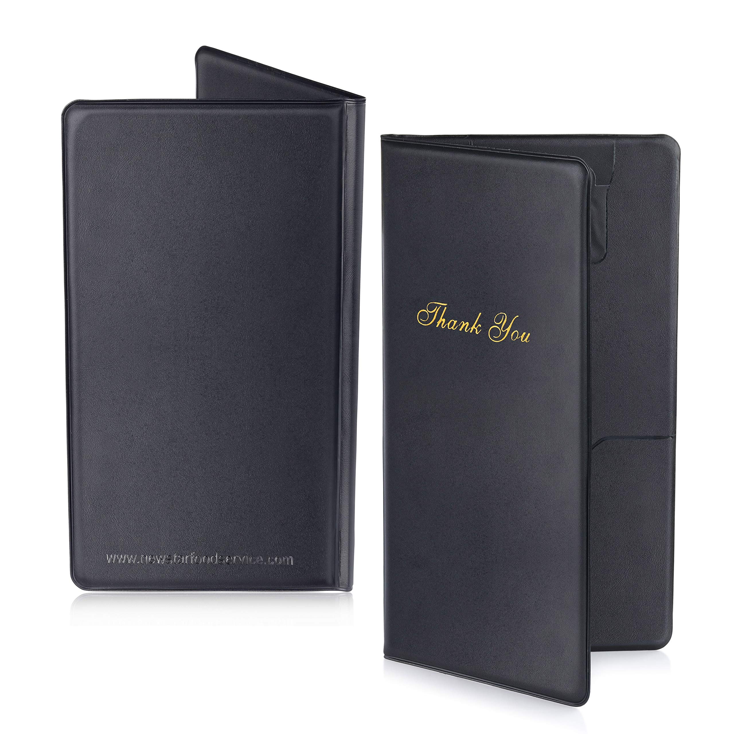 New Star Foodservice 27020 Guest Check Presenter, 10''X 5.5'', Set Of 60, (Black)