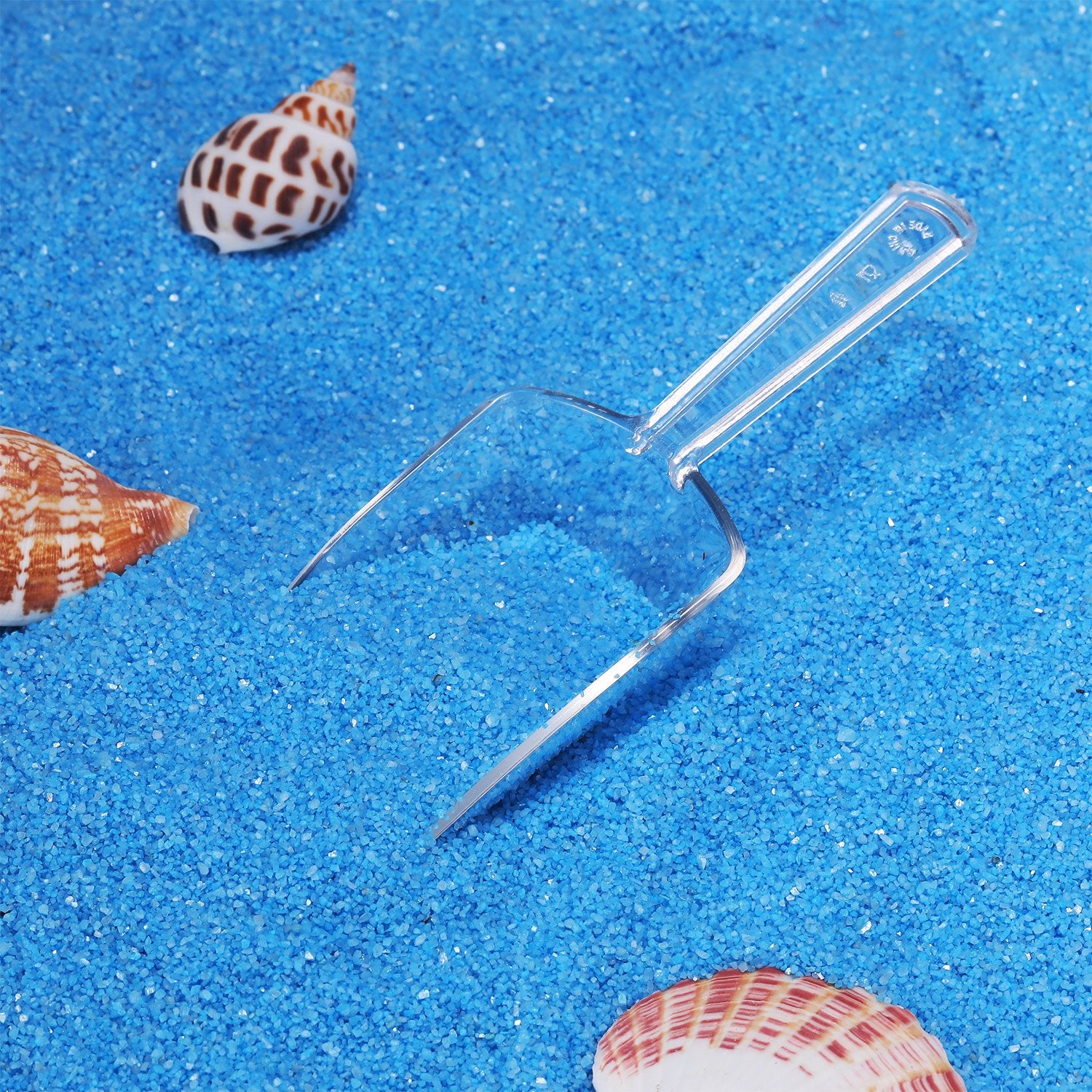 4 Pieces Multi-Purpose Kitchen Scoops Ice Scoop Bath Scoops, Clear Food Candy Sugar Scoop For Kitchen Bar Party Wedding (7.5 Inc