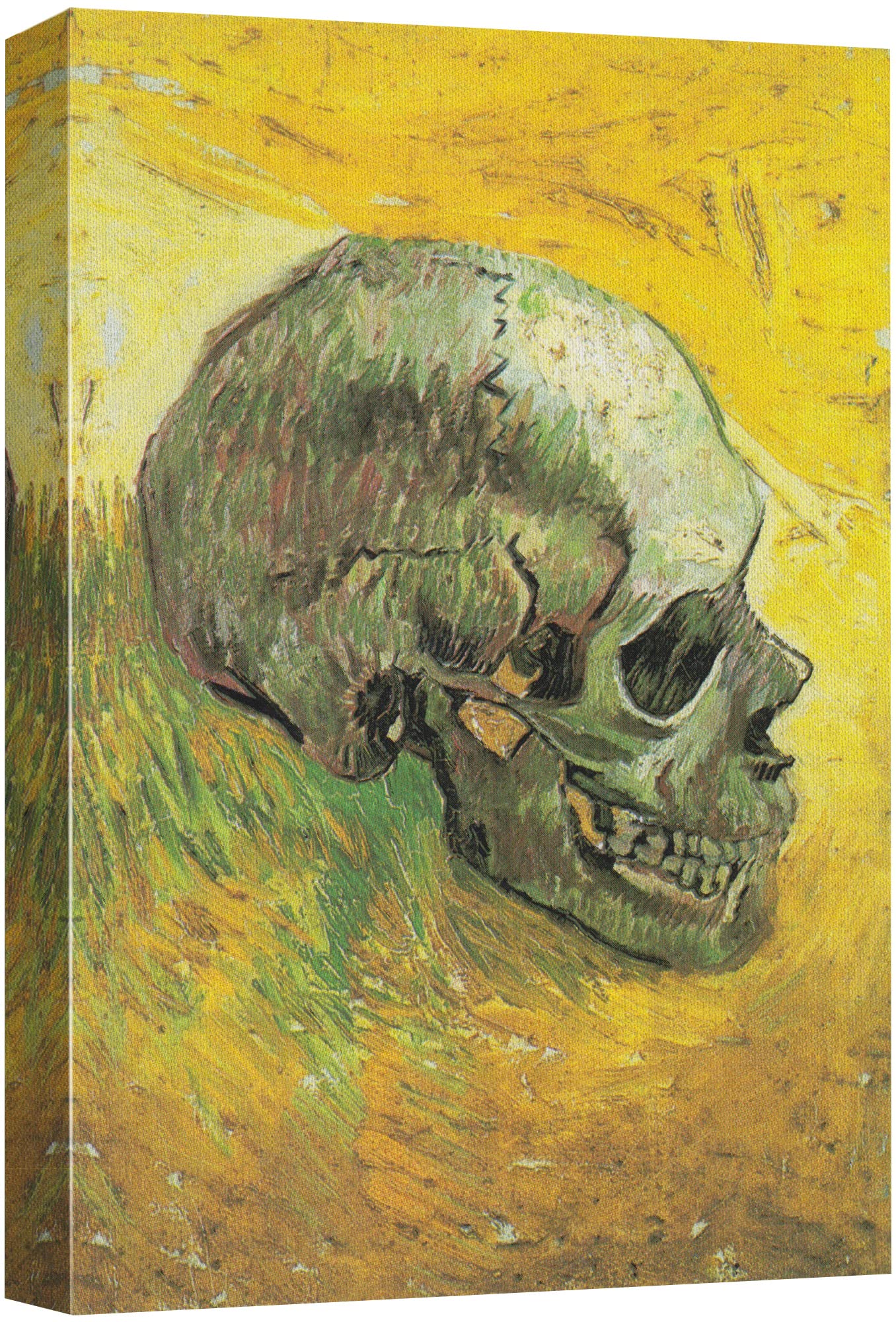 Wall26 Canvas Print Wall Art Skull By Master Artist Vincent Van Gogh Nature Wilderness Illustrations Fine Art Relax/Calm Multico