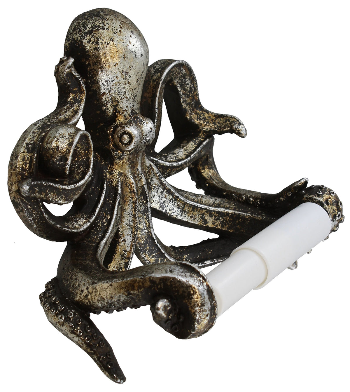 Quadow Decorative Swimming Octopus Toilet Paper Holder - Bathroom Deco ...
