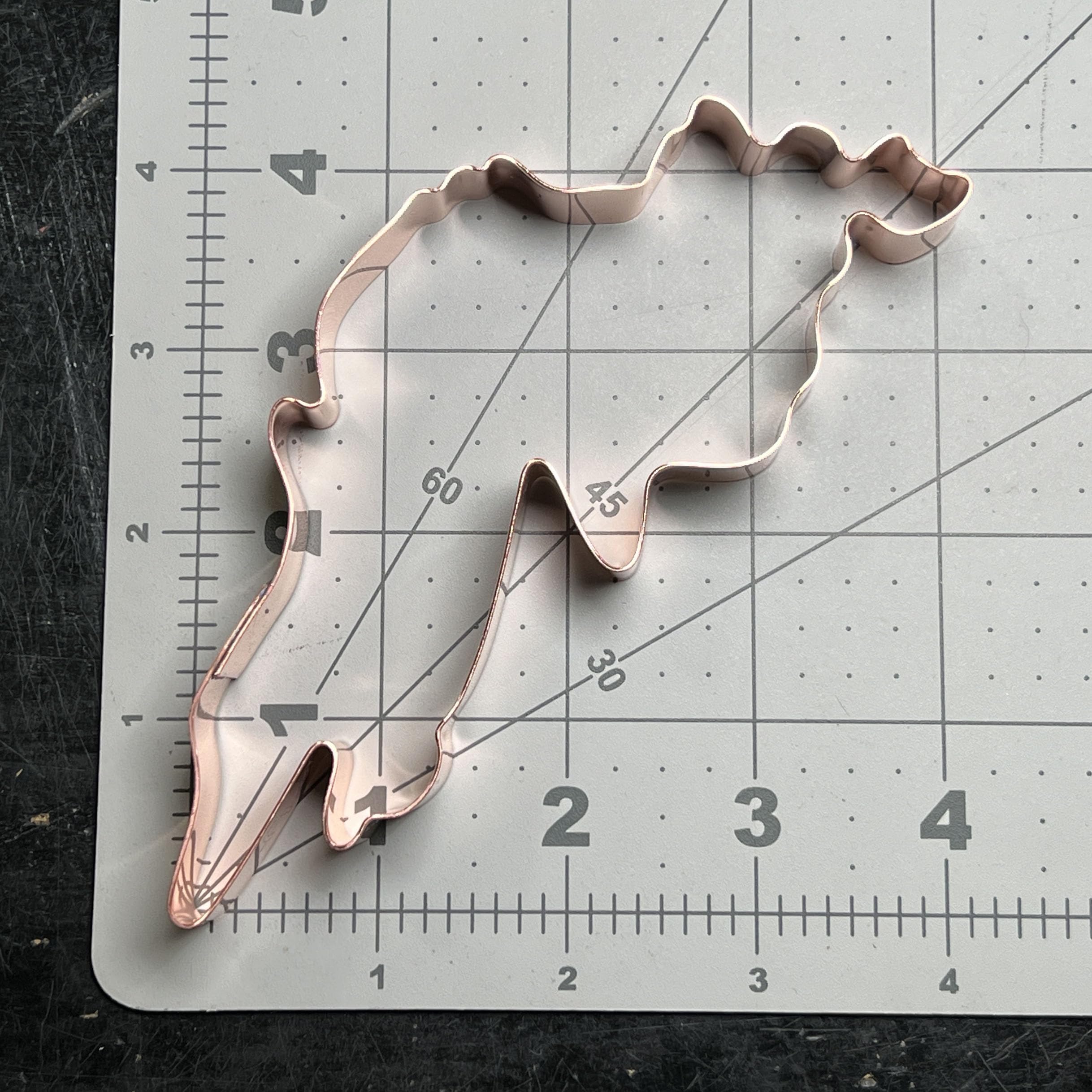 Lake Superior Copper Cookie Cutter