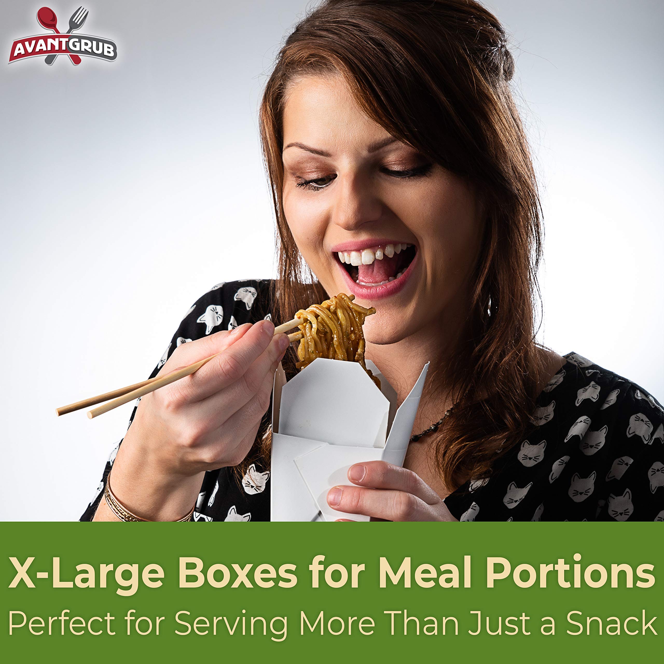 Recyclable, Leakproof 26Oz Chinese Take Out Boxes 50Pk. Us-Made Large Microwavable Takeout Containers Are Bpa-Free. Stackable To