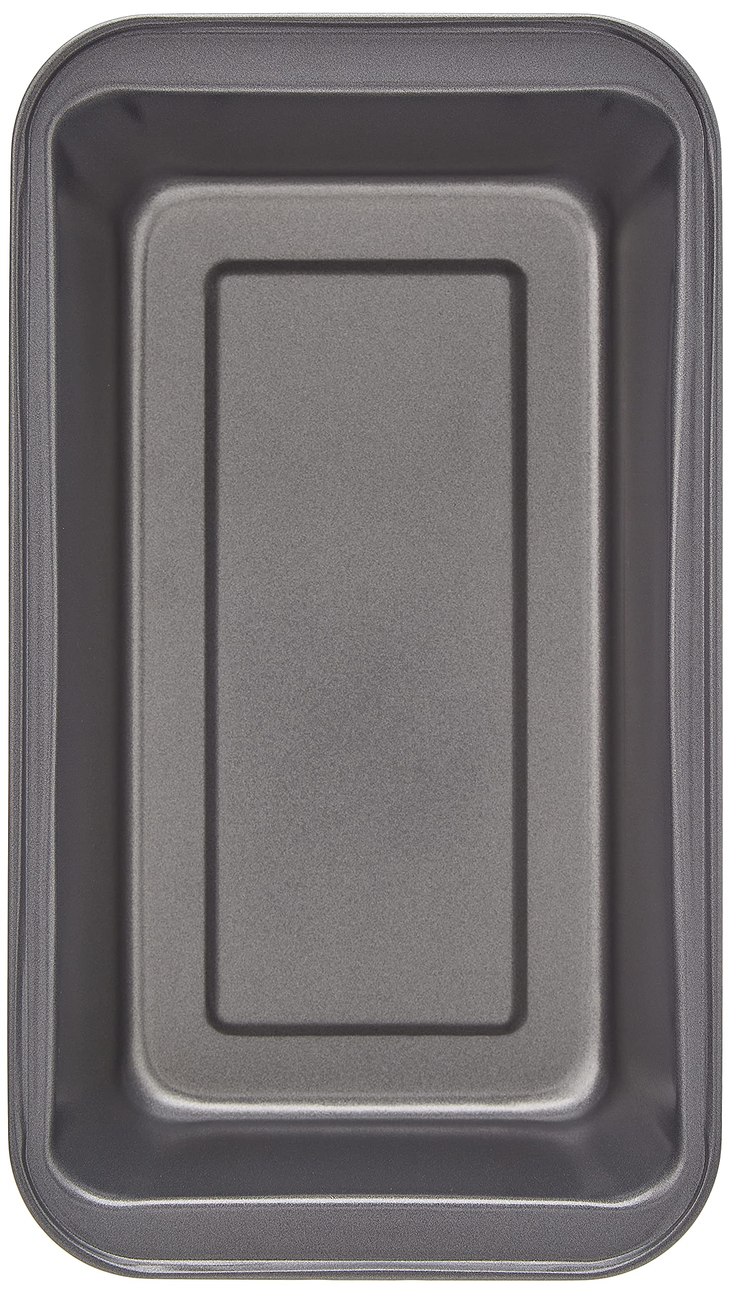 Amazon Basics Rectangular Baking Bread Loaf Pan, 9.5 X 5 Inch, Set Of 2, Gray