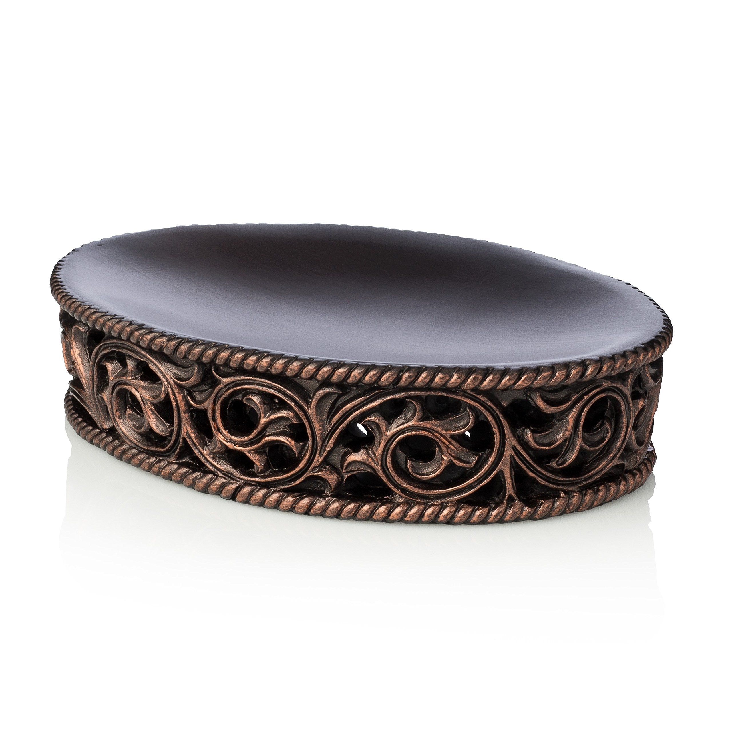 Essentra Home Bronze Soap/Sponge Dish Tray For Bathroom