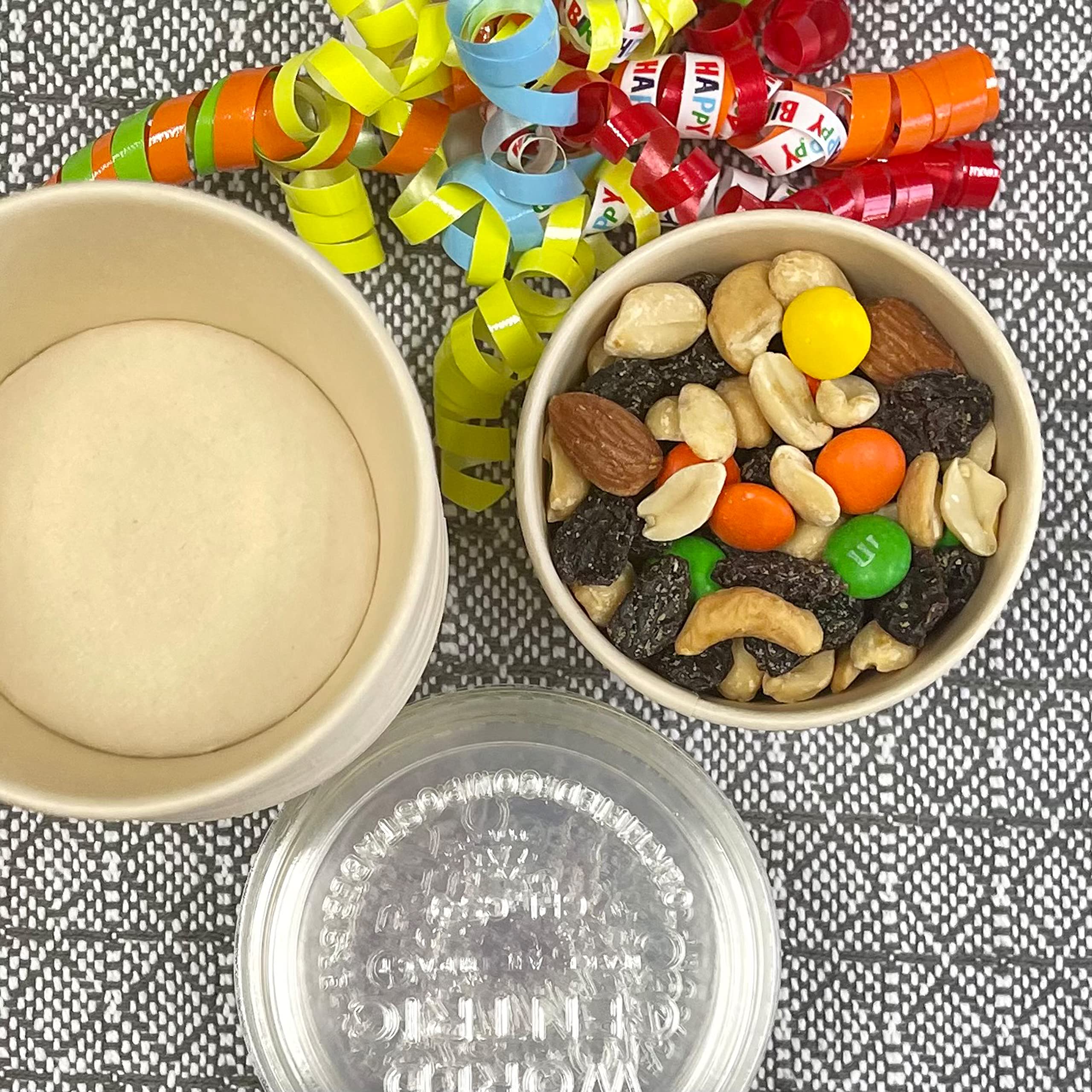 Outside The Box Papers 4 Ounce Souffle Cups And Lids - 100% Biodegradable And Compostable - 50 Pack