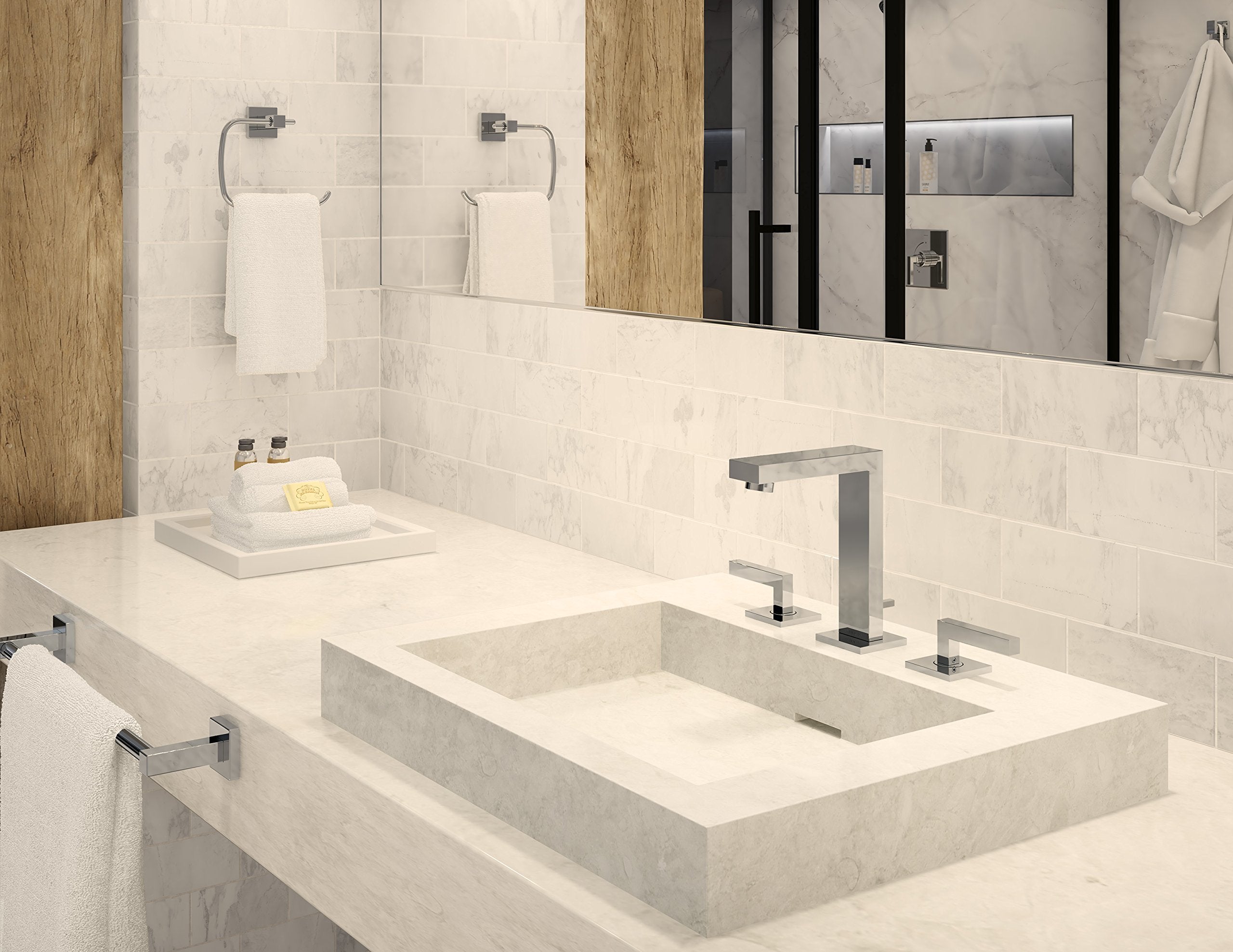 Symmons 363Tb-18 Duro 18 In. Wall-Mounted Towel Bar In Polished Chrome