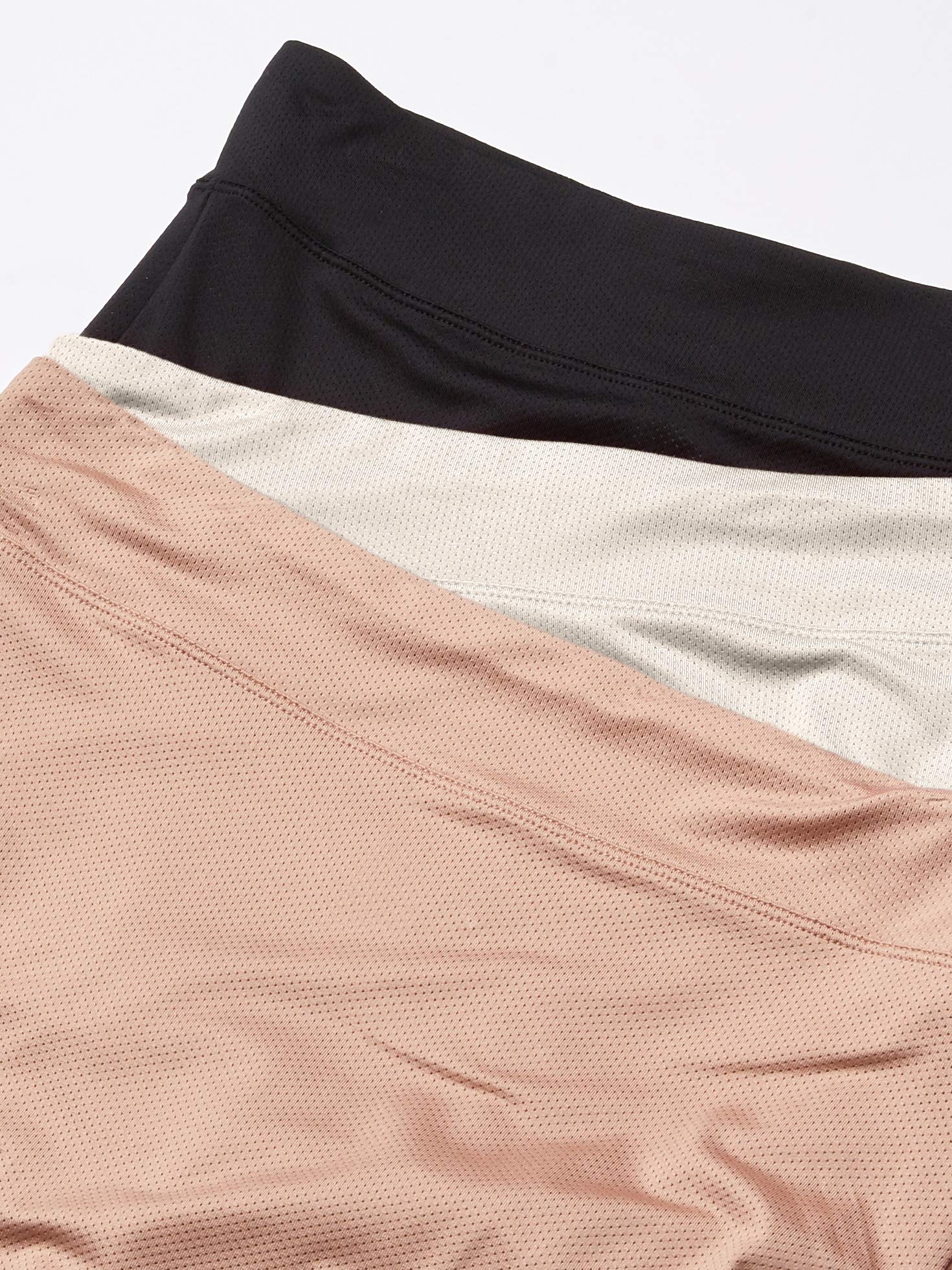 Warner's Blissful Benefits Microfiber Briefs, Medium, Toasted Almond/Butterscotch/Black, Moisture-wicking, Model RS4963W