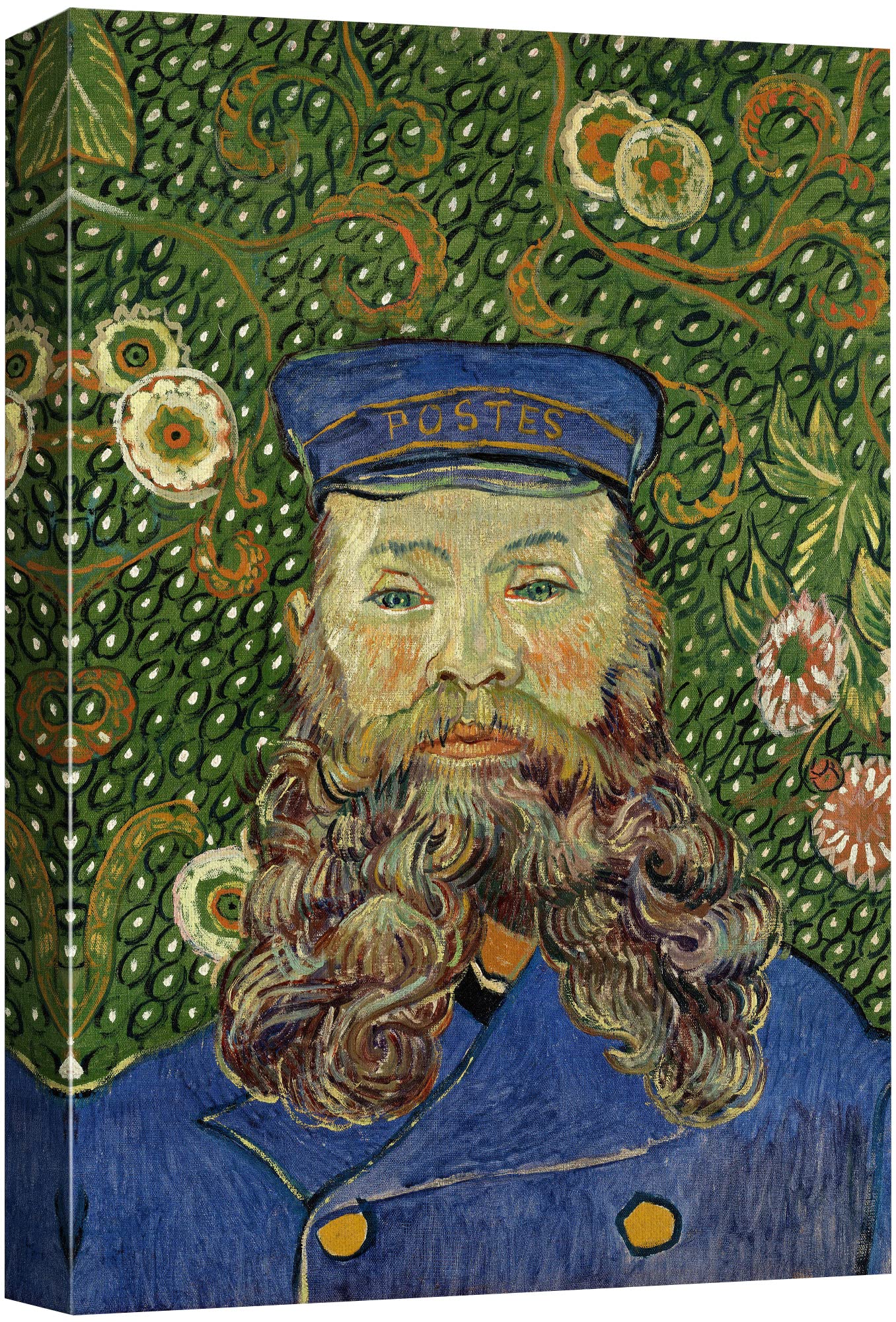 Wall26 Canvas Print Wall Art Portrait Of Postman Joseph Roulin By Artist Vincent Van Gogh Nature Wilderness Illustrations Fine A