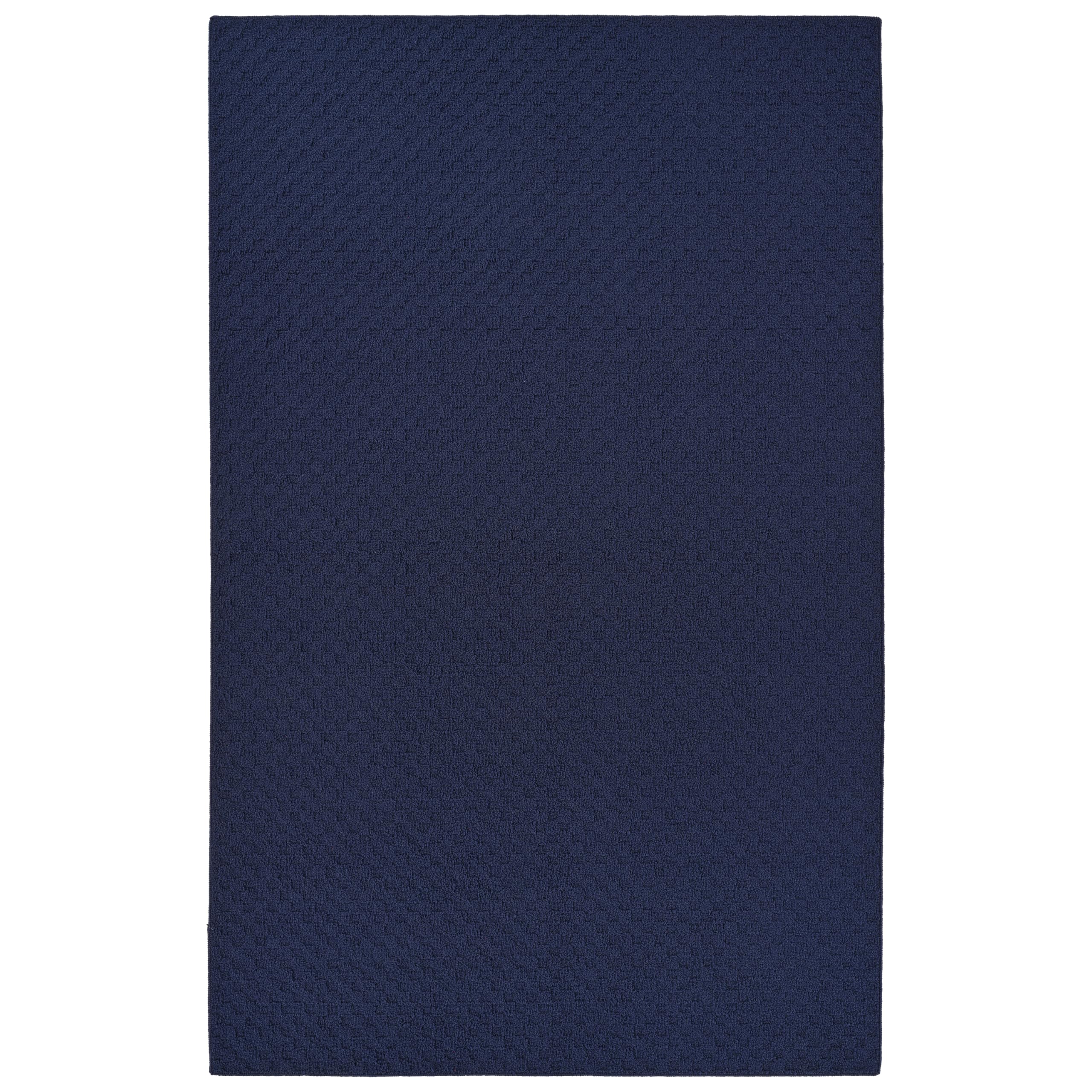 Garland Rug Town Square Navy 5 x 8 Stain Resistant Indoor Area Rug