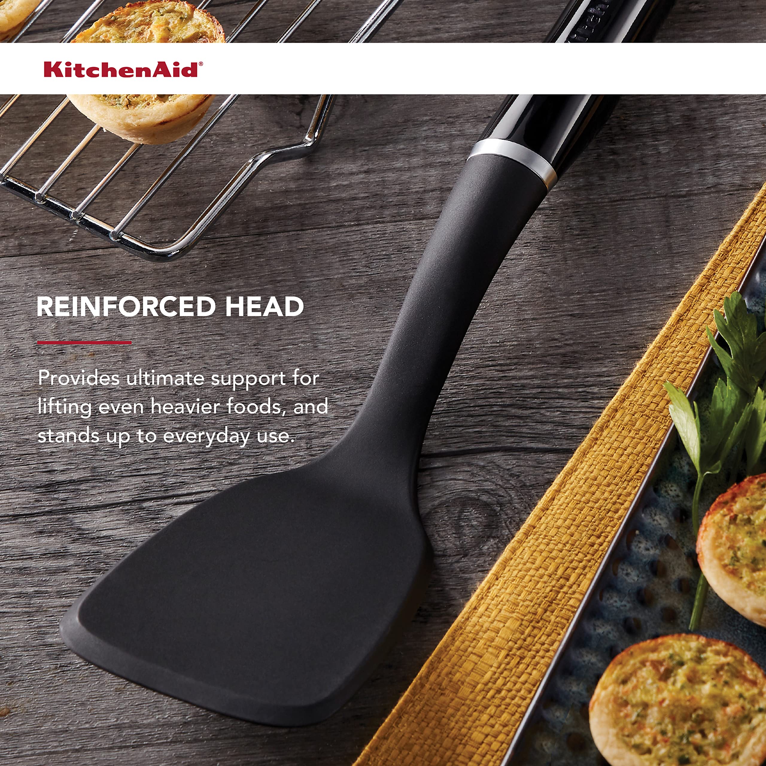 Kitchenaid Ke015Ohoba Classic Short Turner, One Size, Black 2