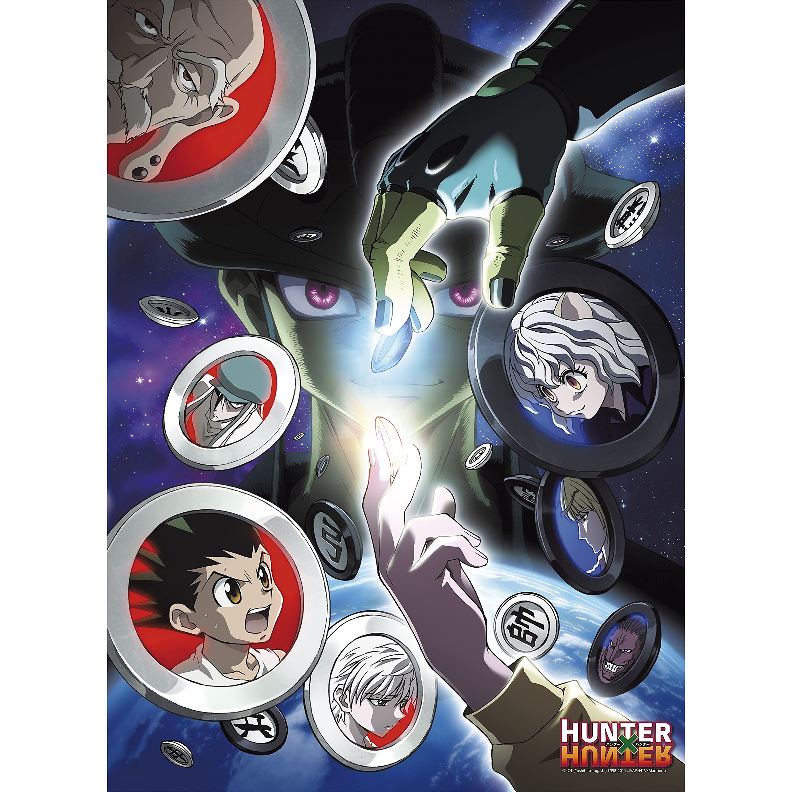 Abystyle Hunter X Hunter Boxed Poster Set Includes 2 Unframed Mini Posters 15'' X 20.5'' Featuring Gon, Killua, Leorio, Kurapika