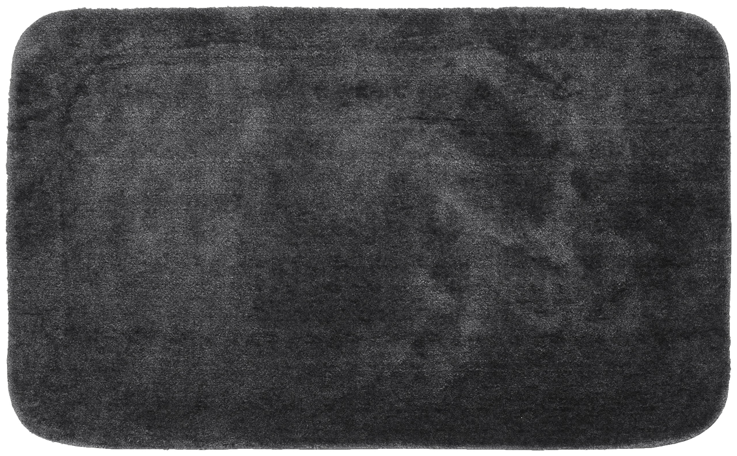 Garland Rug Traditional Bath Rug, 30-Inch By 50-Inch, Dark Gray