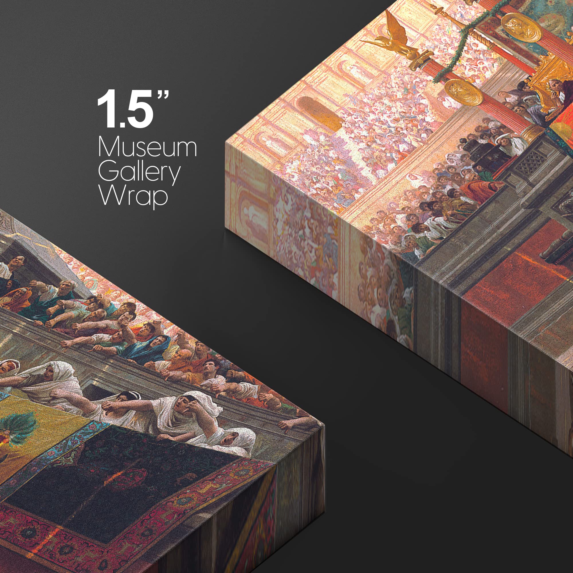 Wall26 - Pollice Verso By Jean-Leon Gerome - Canvas Print Wall Art Famous Painting Reproduction - 16'' X 24''