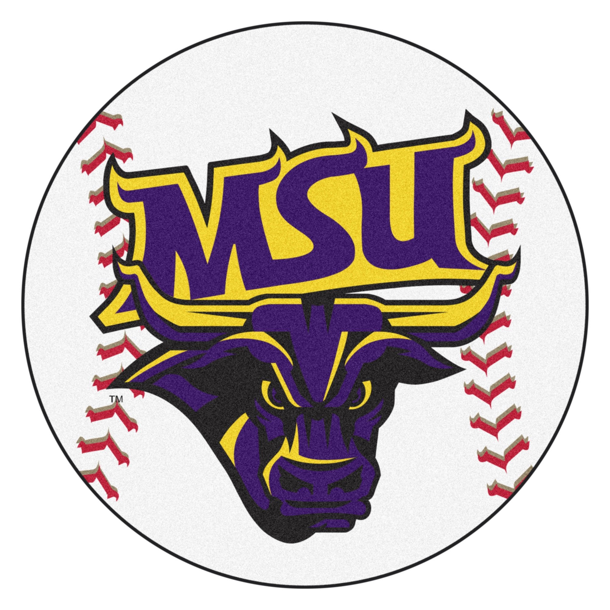 Minnesota State University - Mankato Baseball Rug