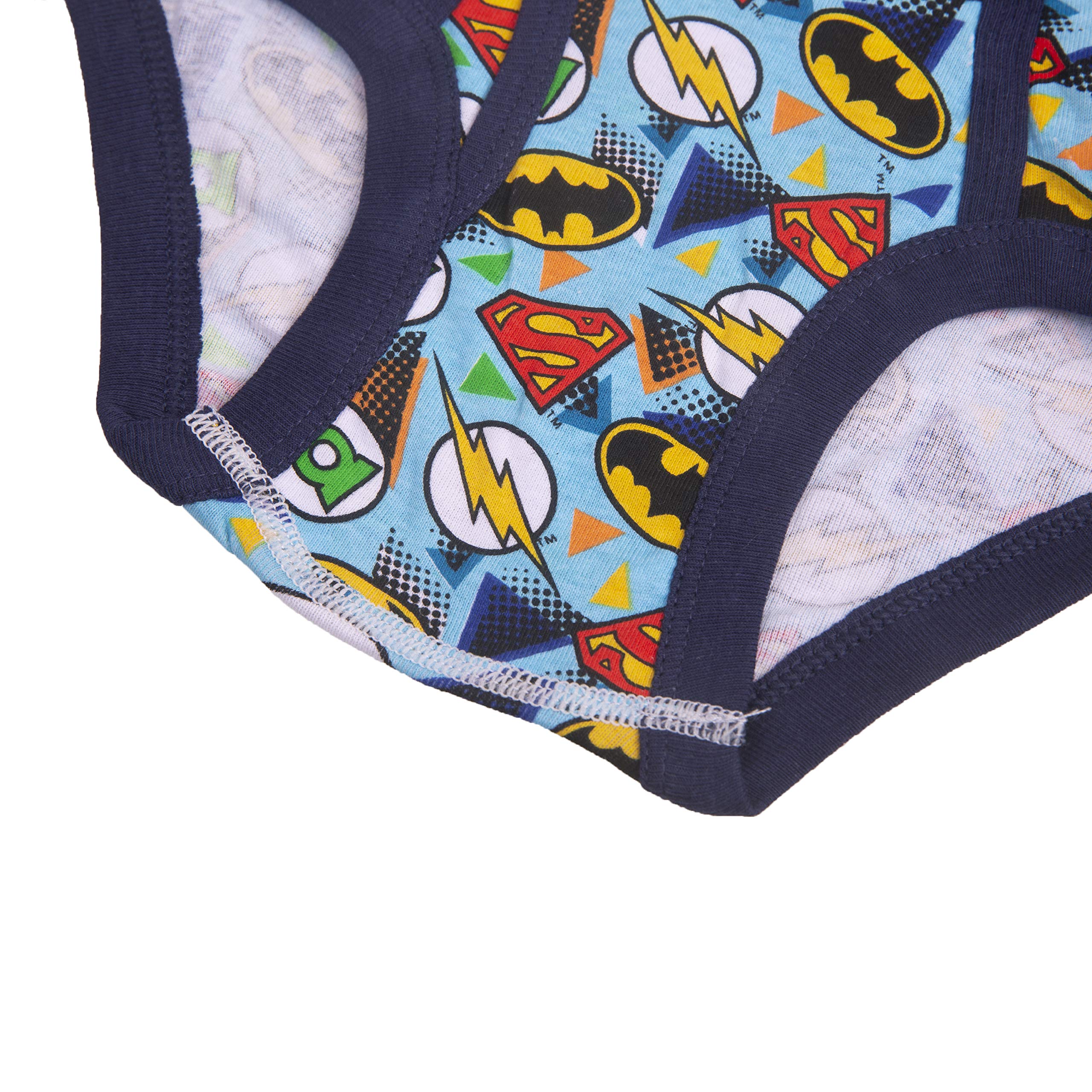 Dc Comics Boys Justice League Underwear Multipacks Briefs, Jl 8Pk Brief, 4 Us