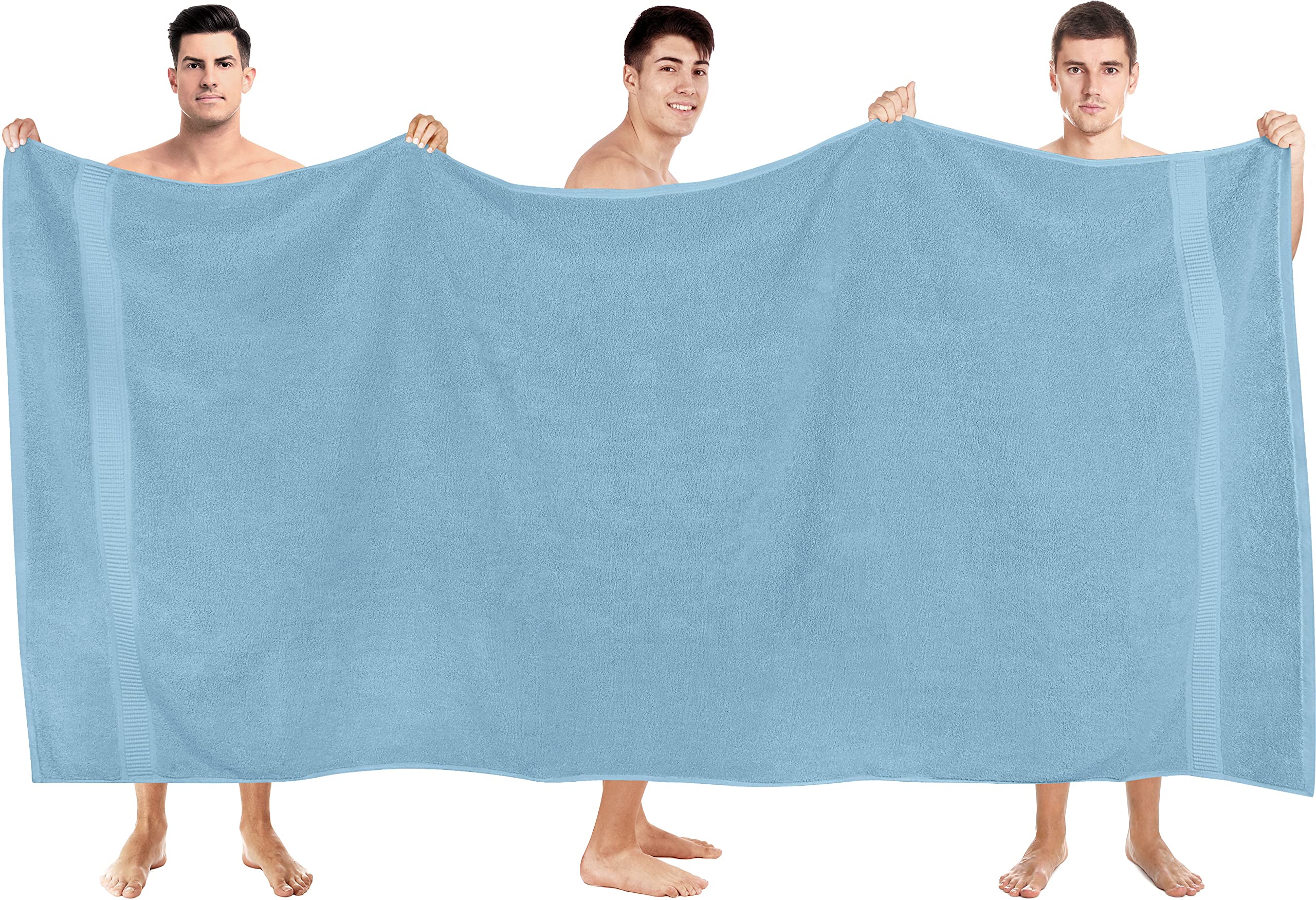 Utopia Towels - Luxurious Jumbo Bath Sheet 2 Piece - 600 Gsm 100% Ring Spun Cotton Highly Absorbent And Quick Dry Extra Large Ba
