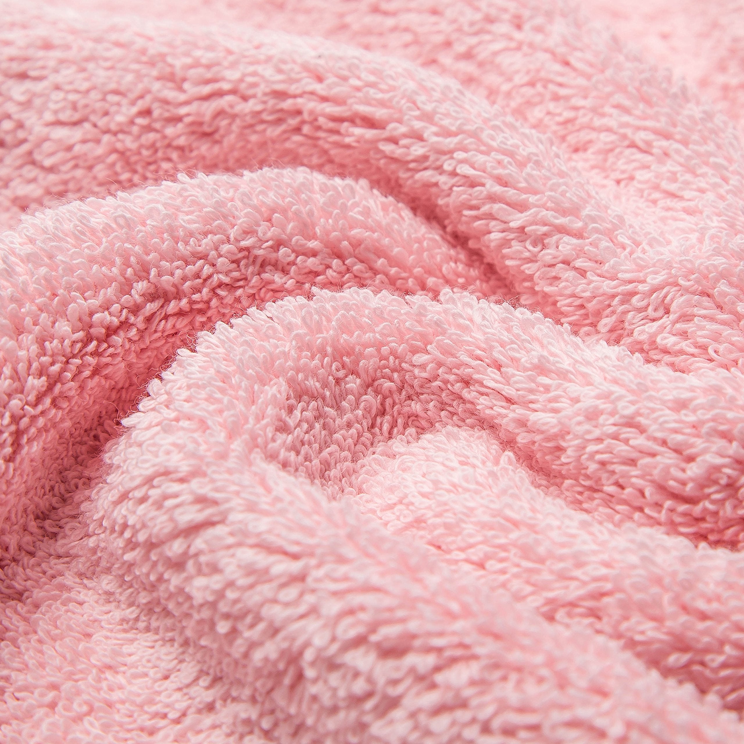 Leisofter Ultra Thick, Soft & Absorbent Cotton Hand Towels For Bathroom(Pink, 2-Pack, 14'' X 29'') - Multipurpose Towels For Bat